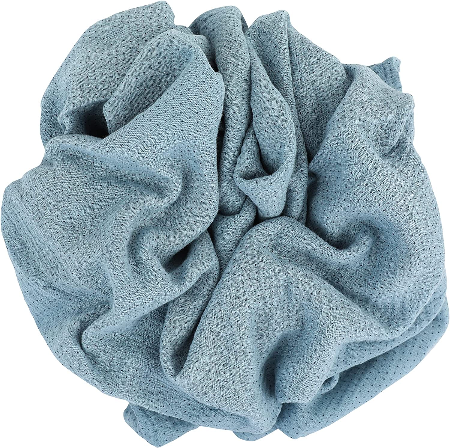 Ely's&Co. Soft Breathable Muslin Swaddle Blanket for Babies - Single Pack - Perfect for Swaddling, Nursing & Stroller Use