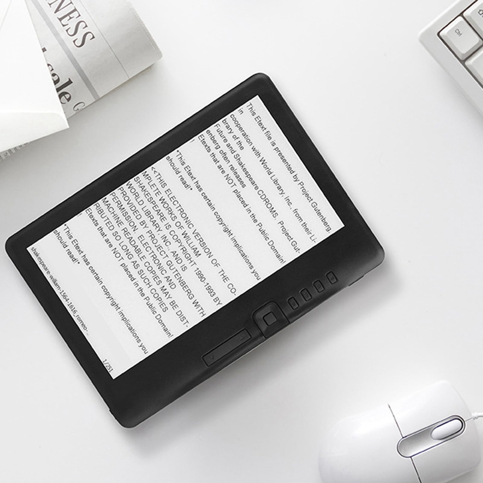 Best Ebook Readers 2024 - 4GB Memory Portable E-Reader for Digital Books | Lightweight & Long Battery Life - Perfect for Travel, Commuting & Reading Anywhere