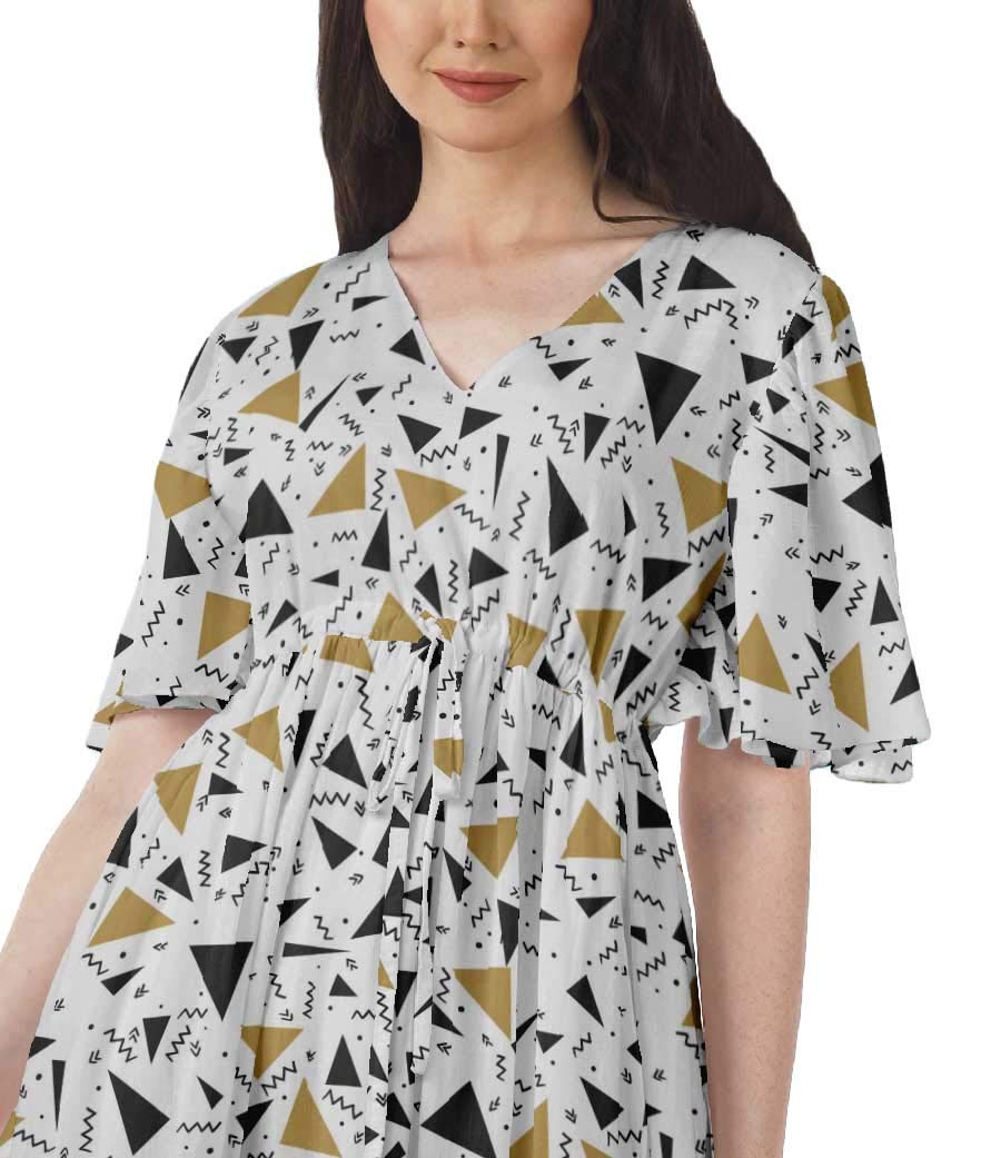 **Moomaya Women's Floral Printed Summer Dress - Short Sleeve Party & Casual Sundress - Perfect for Beach Vacations, Brunch Dates, and Outdoor Events**