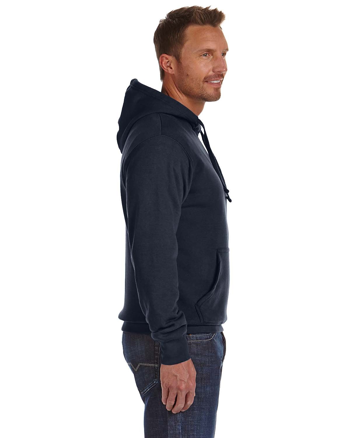 J America Adult Cloud Pullover Fleece Hoodie - Navy Blue | Soft & Warm Winter Hooded Sweatshirt for Men & Women | Perfect for Outdoor Activities, Casual Wear & Lounge
