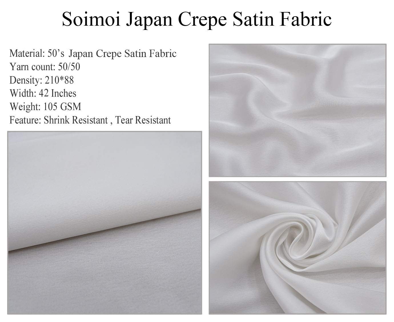 Soimoi Brown Crepe Fabric - 42 Inch Wide Floral Bee Print for Sewing & Crafts