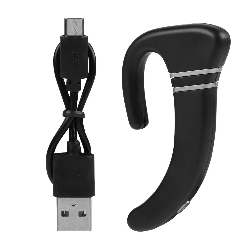 Mini Wireless Bone Conduction Bluetooth Headphones - Lightweight Open-Ear Hook Design with Noise Cancelling & Power Display - Perfect for Running, Cycling, Workouts and Outdoor Activities