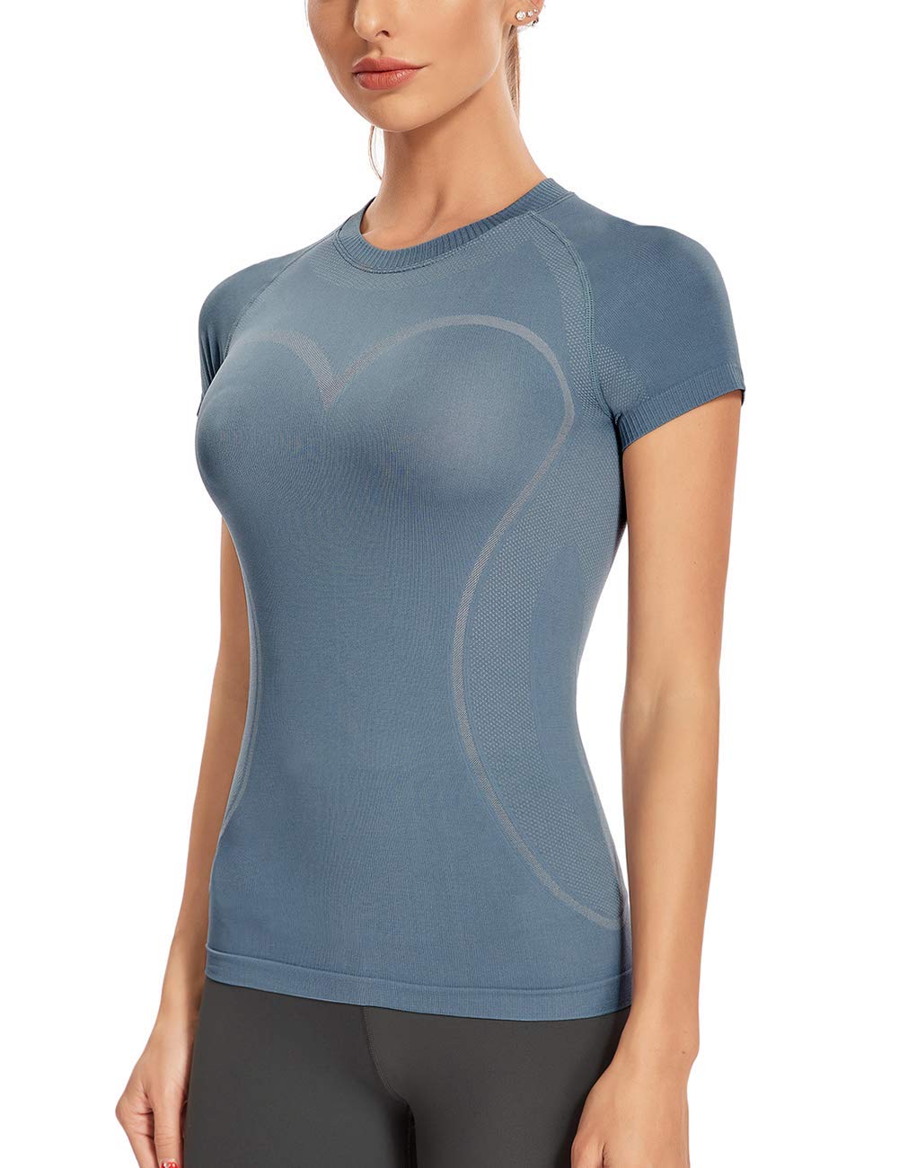Hopgo® Women's Short Sleeve T-Shirts - Soft Cotton Casual Tee Tops for Everyday Wear | Perfect for Workouts, Lounging & Summer Outfits