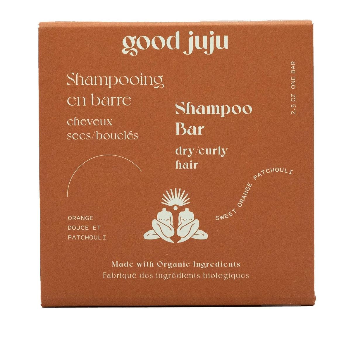Good Juju Shampoo Bar for Dry & Curly Hair - Natural Moisturizing Solid Shampoo for Frizz Control & Hydration | Perfect for Travel, Camping & Zero Waste Lifestyle
