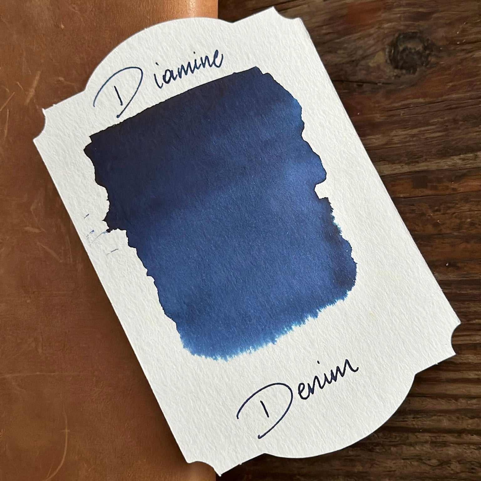Diamine Denim Fountain Pen Ink - Premium Blue-Black Ink for Calligraphy, Journaling & Writing - Smooth Flow, Vibrant Color, Long-Lasting - Ideal for Pens, Dip Pens & Art Projects
