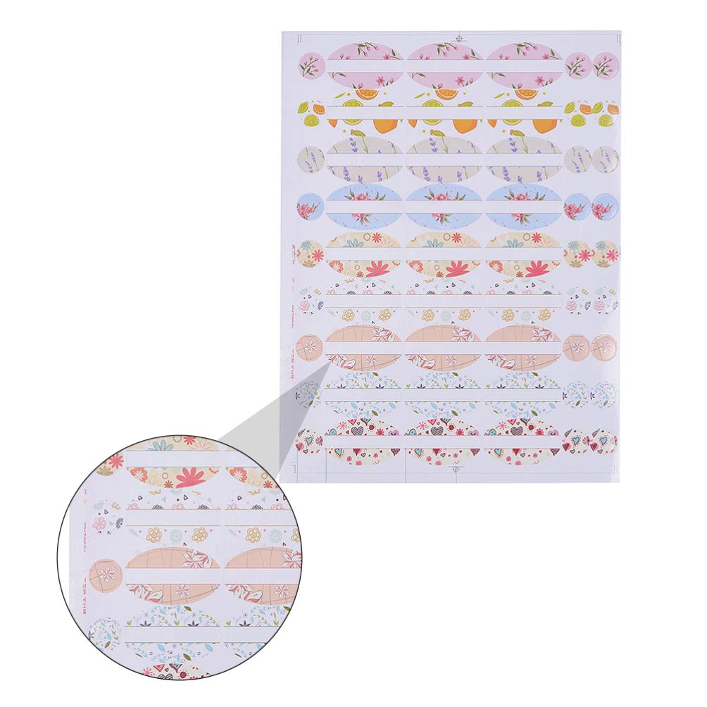Lurrose 20pcs Essential Oil Bottle Stickers - Waterproof Cosmetic Labels for Roller Bottles, Alphabet Letter Stickers for DIY Aromatherapy, Handmade Soap & Skincare Products - Perfect for Organizing Essential Oils, Perfumes & Beauty Containers
