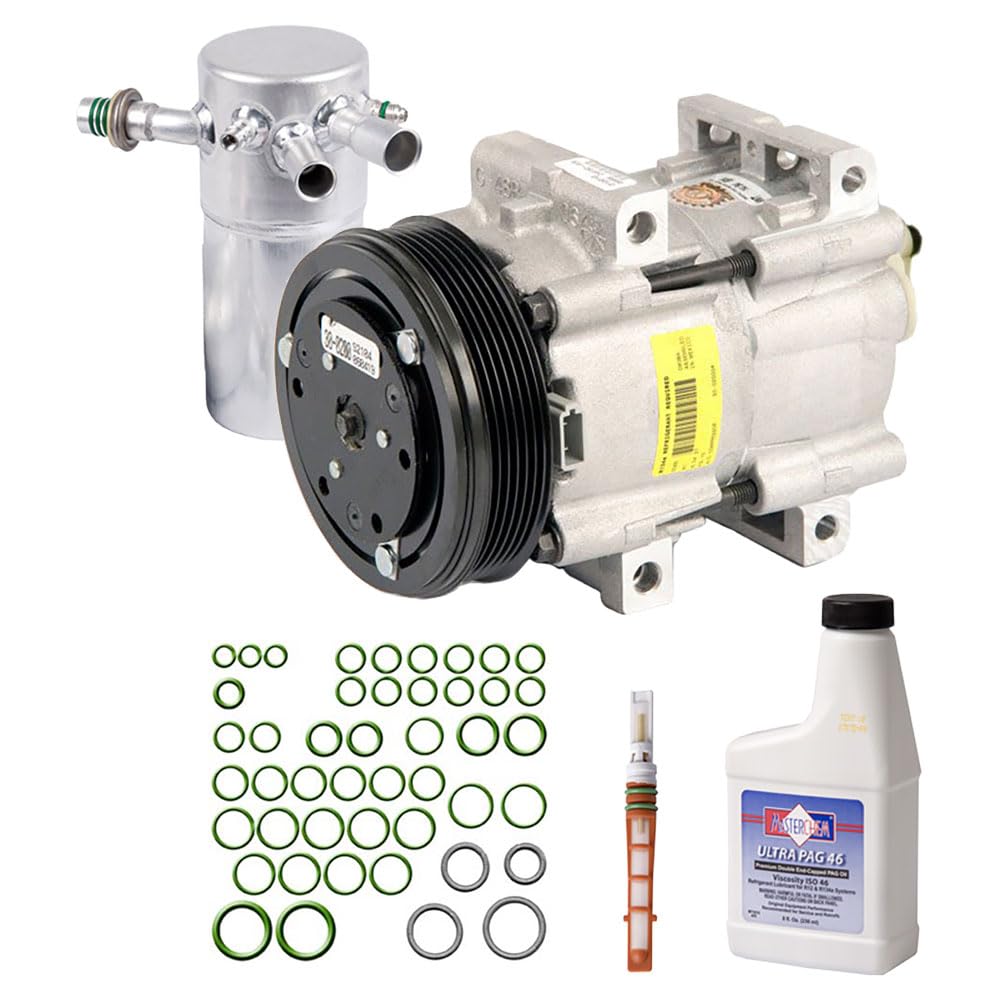 OEM AC Compressor with A/C Repair Kit for 1994-1997 Ford Aerostar 4.0L - 60-83631RN | BuyAutoParts | Replacement & Repair for Cooling System | Perfect for Summer Road Trips & Hot Weather Driving