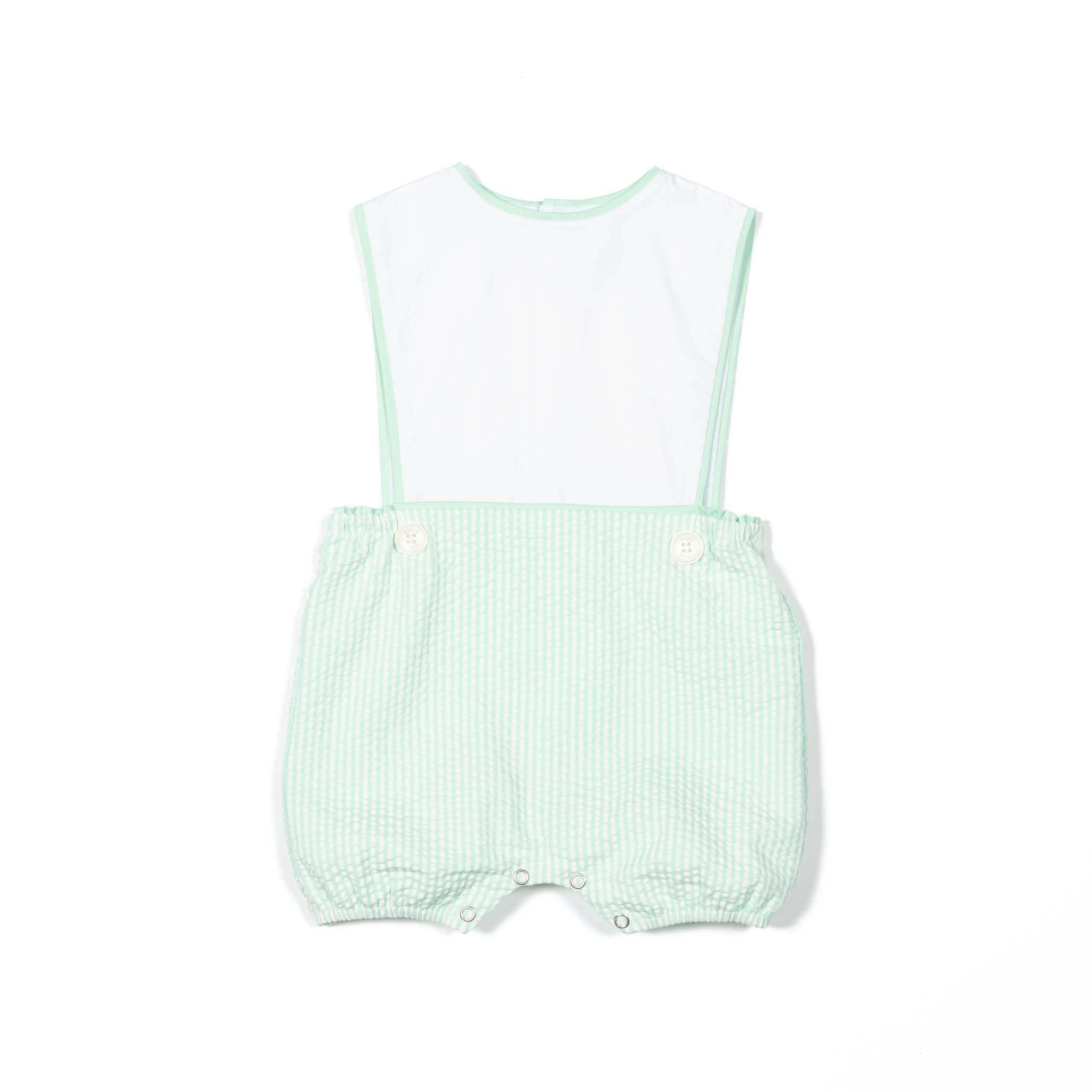 Andrew Bubble in Mid Ocean Mint Seersucker - Stylish Summer Shirt for Men | Breathable & Comfortable Casual Wear | Perfect for Beach, Vacation & Outdoor Activities