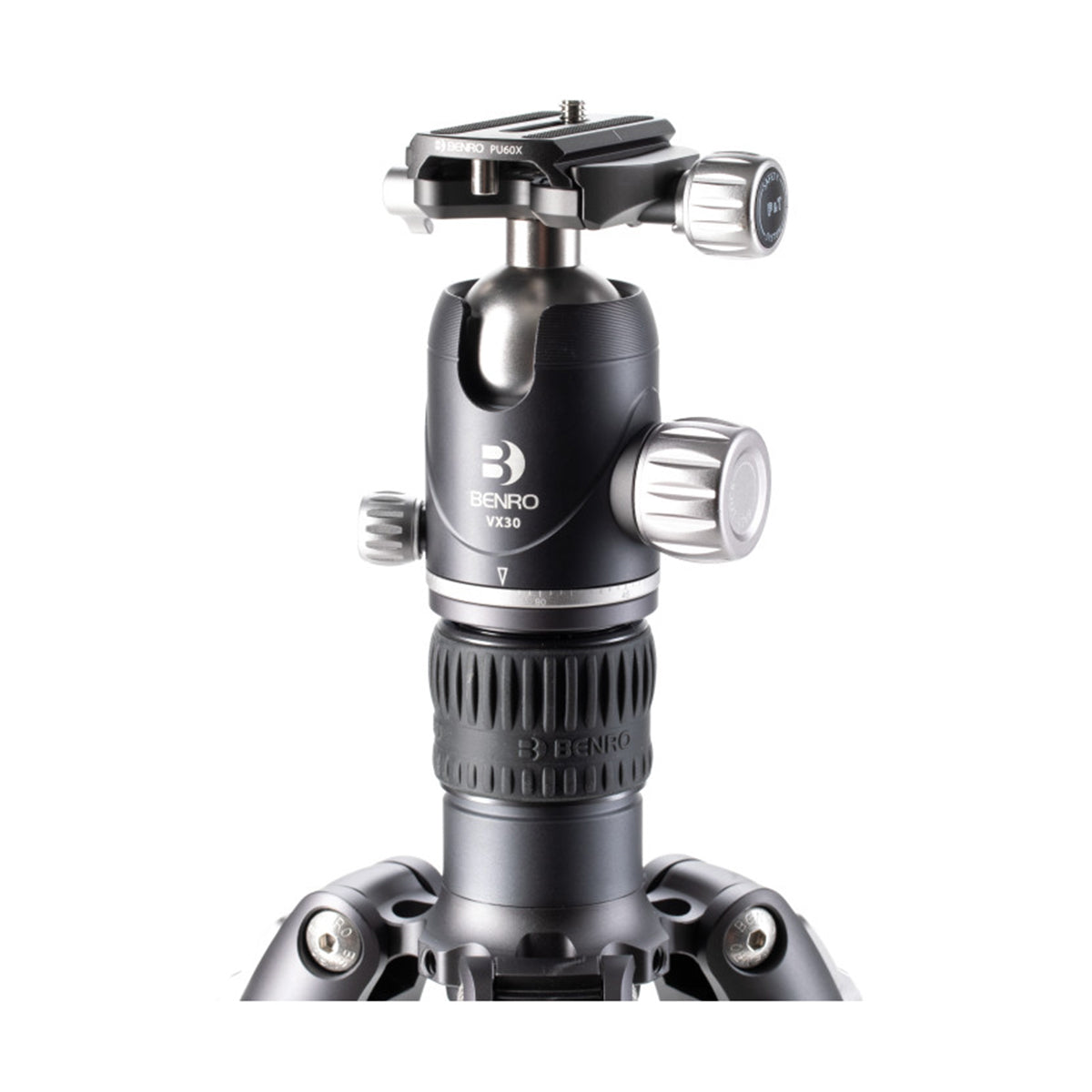 Benro FRHN34CVX30 Rhino Series 3 Carbon Fiber Travel Tripod with VX30 Ball Head - Compact & Lightweight for Photography, Hiking, and Outdoor Adventures