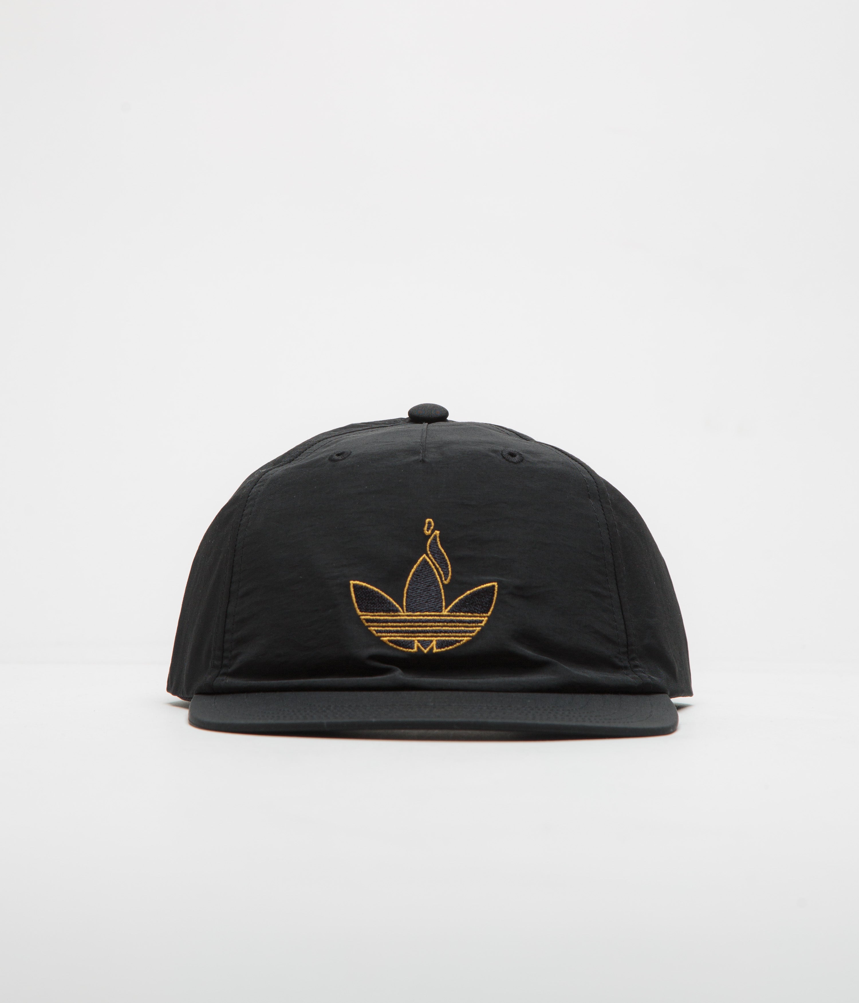 Adidas Trefoil Torch Cap - Black Unisex Adjustable Baseball Hat for Men & Women - Perfect for Running, Hiking & Outdoor Sports