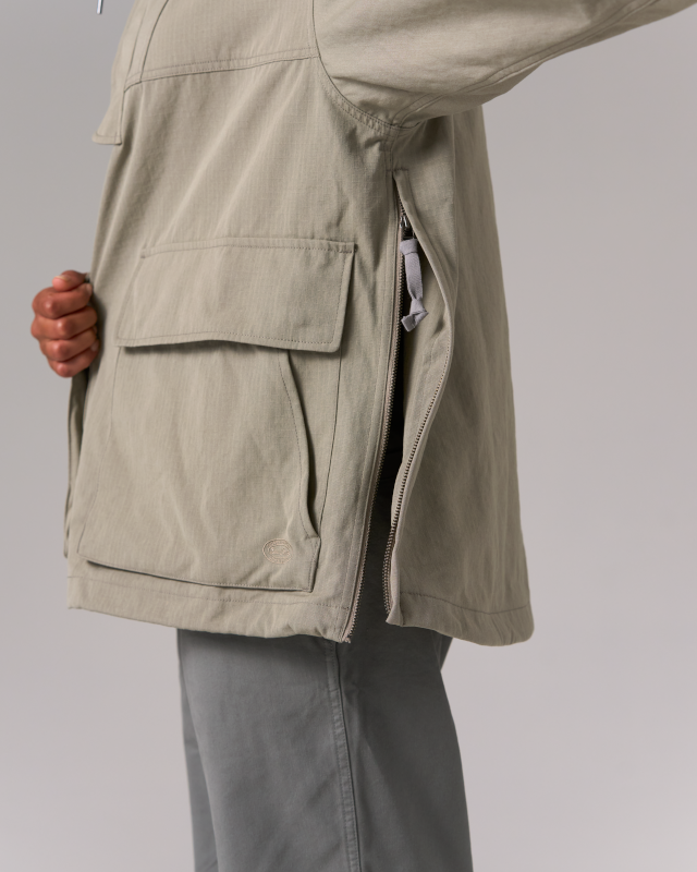 Takibi Ripstop Anorak Jacket - Lightweight Water-Resistant Outdoor Windbreaker for Hiking, Camping & Travel - Men's & Women's Adventure Gear