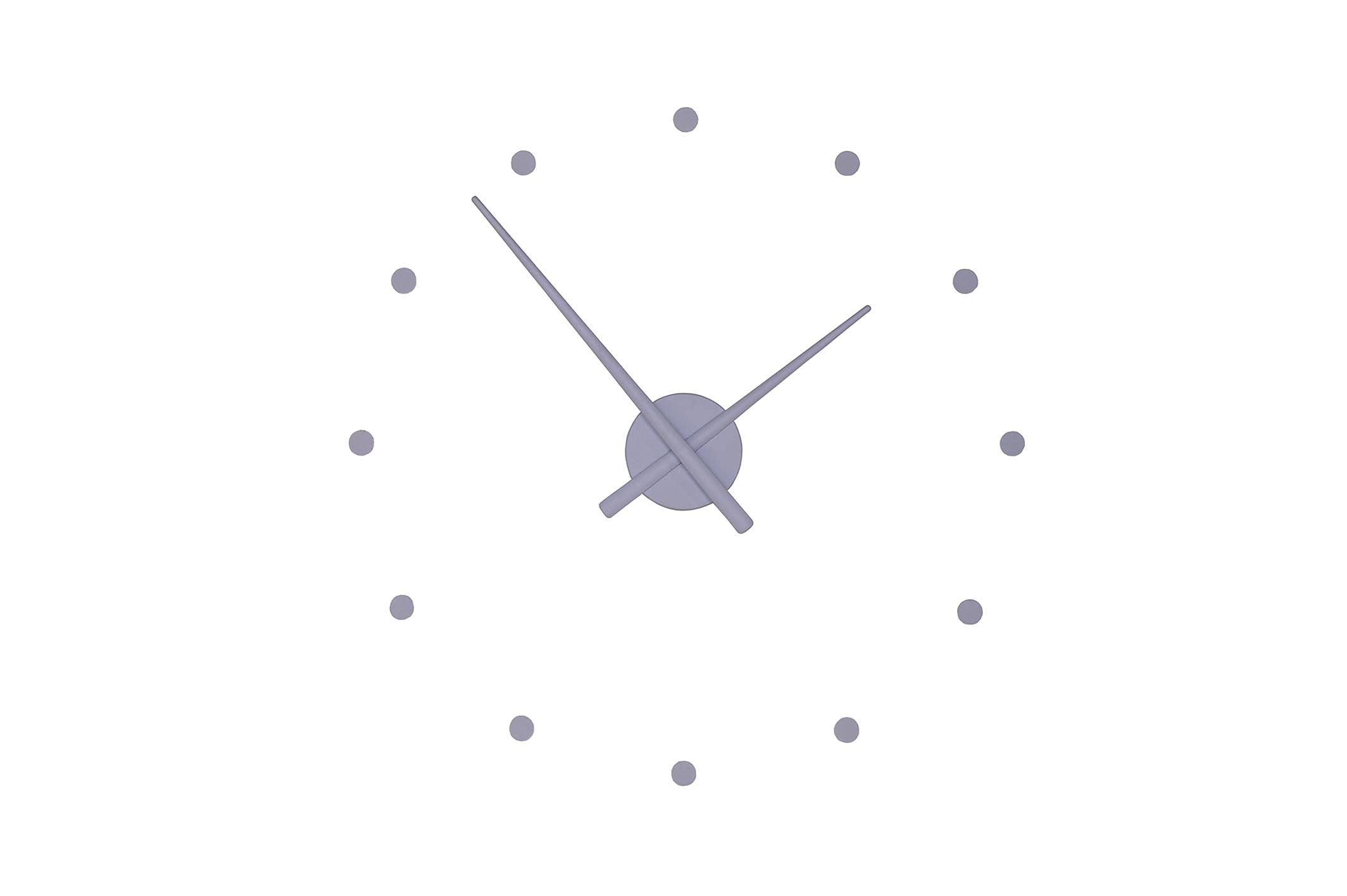 Nomon OJ Mini Wall Clock - Stylish Polystyrene Design for Home, Office & Kitchen Decor | Silent Quartz Movement, Modern Minimalist Look