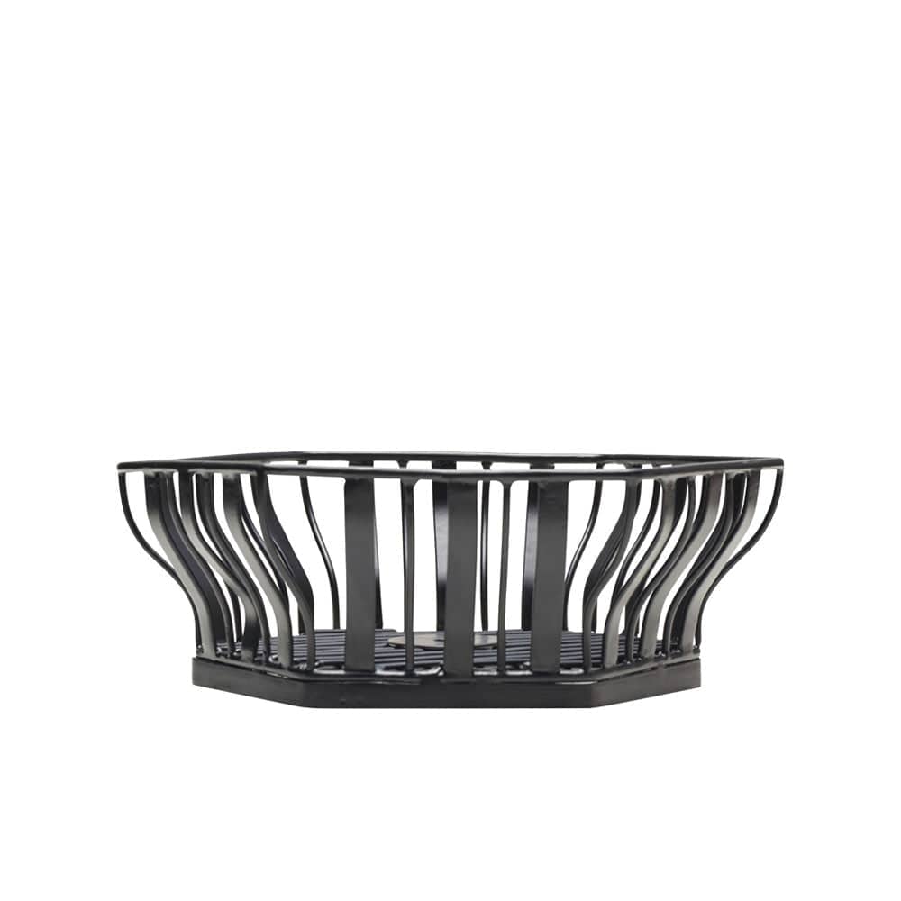 Hexagon 2-Tier Storage Basket - Woven Rattan Organizer for Bathroom, Bedroom, or Living Room - Stylish Home Decor & Space Saving Solution