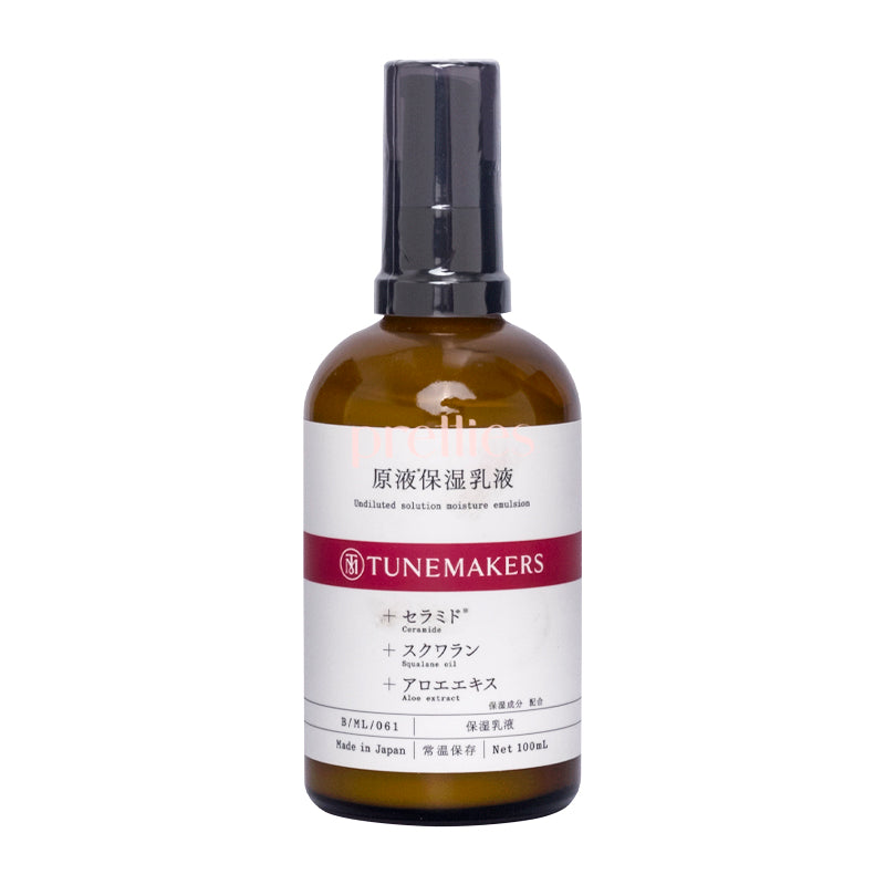 Tunemakers Undiluted Solution Moisture Emulsion 100ml - Hydrating Facial Serum for Dry Skin | Day & Night Skincare Routine