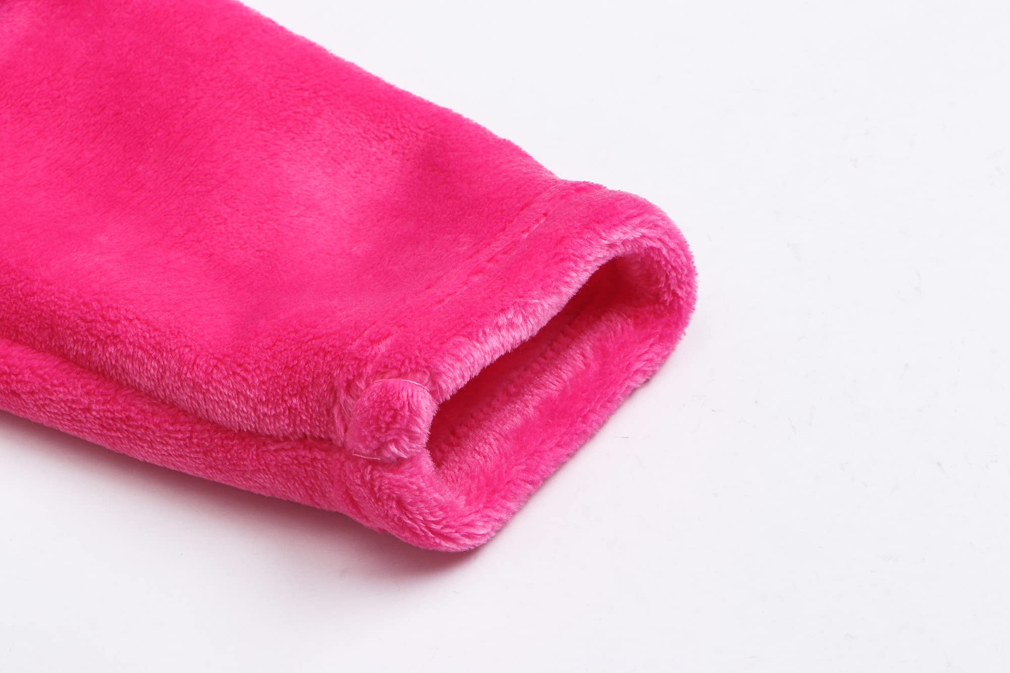 Girls Fleece Hooded Robe - Soft Premium Fuzzy Bathrobe for Kids Ages 2-12 | Cozy Winter Wear, Birthday Gift & Spa Day Essential