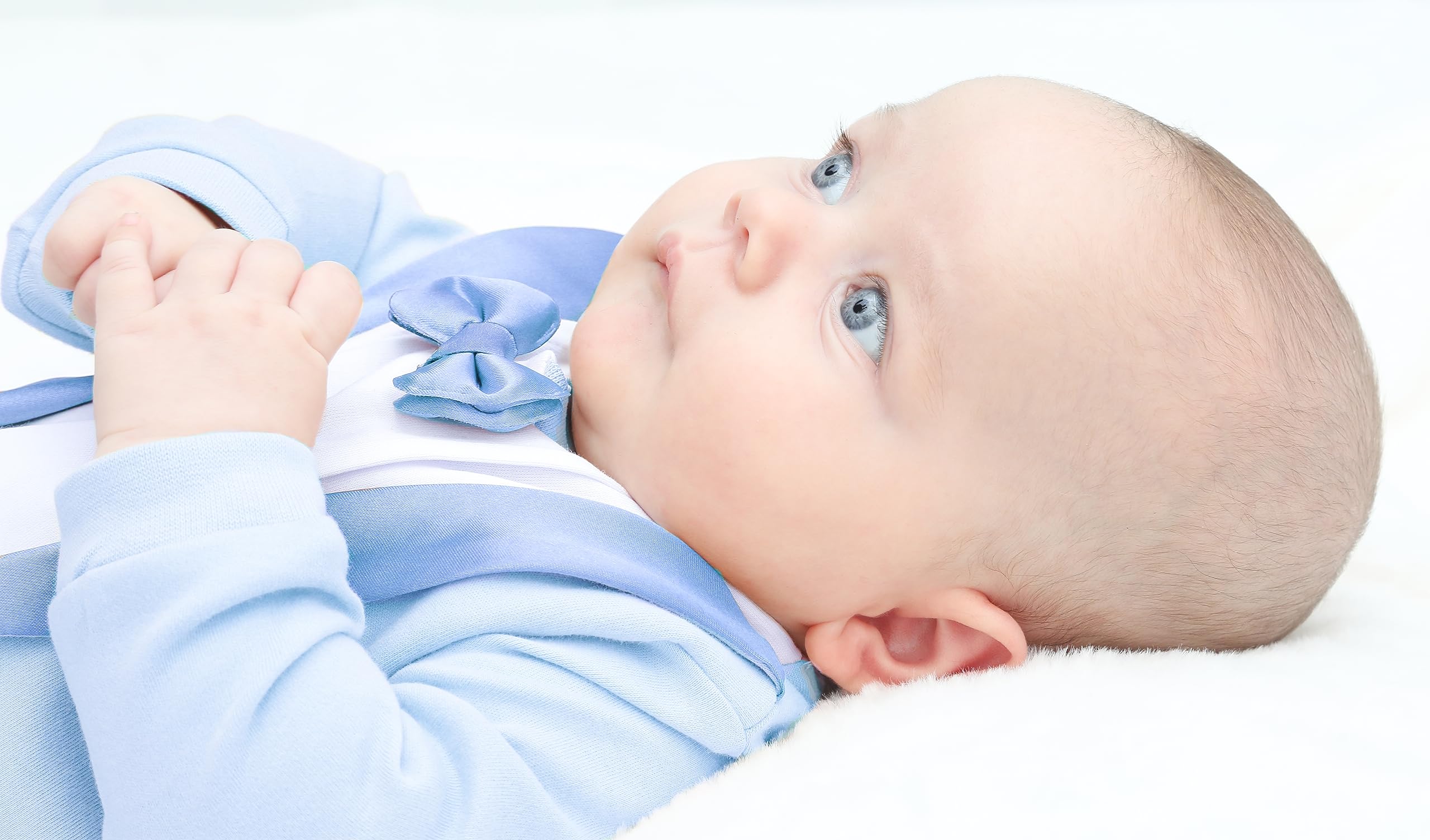 Lilax Baby Boy Gentleman Tuxedo Footie Pajamas - Christmas Holiday Outfit with Bow Tie - Cute Newborn Photo Shoot & Family Gathering Outfit