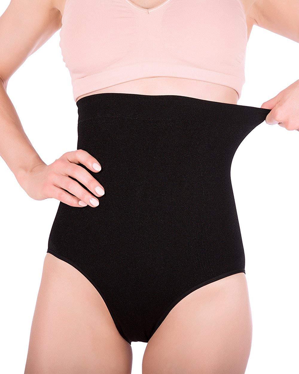 DREAM SLIM Women's High-Waist Seamless Body Shaper Briefs - Firm Tummy Control Slimming Shapewear Panties Girdle Underwear for Everyday Wear & Special Occasions