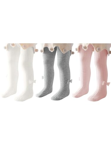 3 Pack White Pink Grey