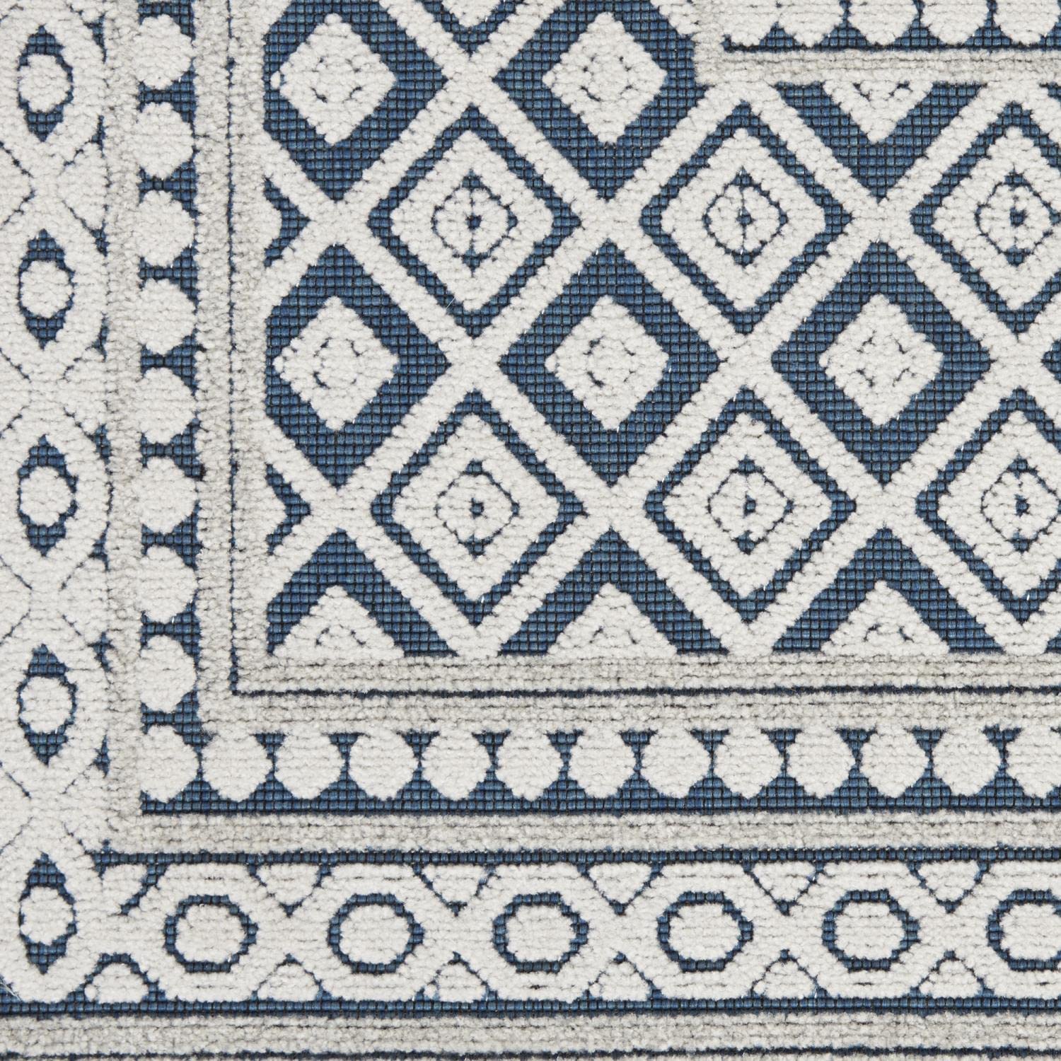 Nourison Calobra Modern Blue 2'2