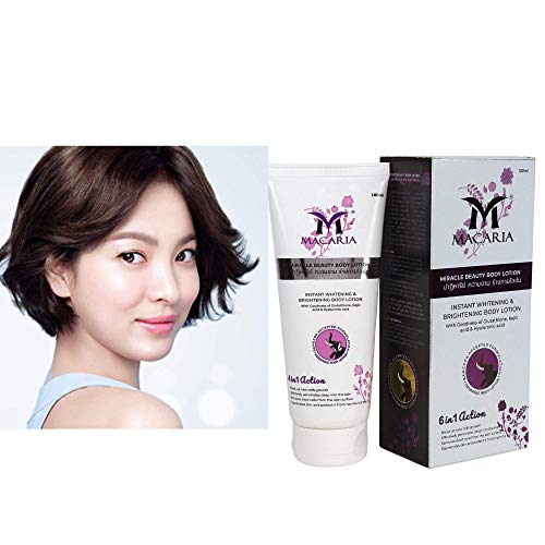 MACARIA Miracle Beauty Body Lotion - Hydrating & Whitening Moisturizer for Dry Skin | Summer Skin Care Solution | Perfect for Daily Use, After Sun Exposure & Nighttime Hydration