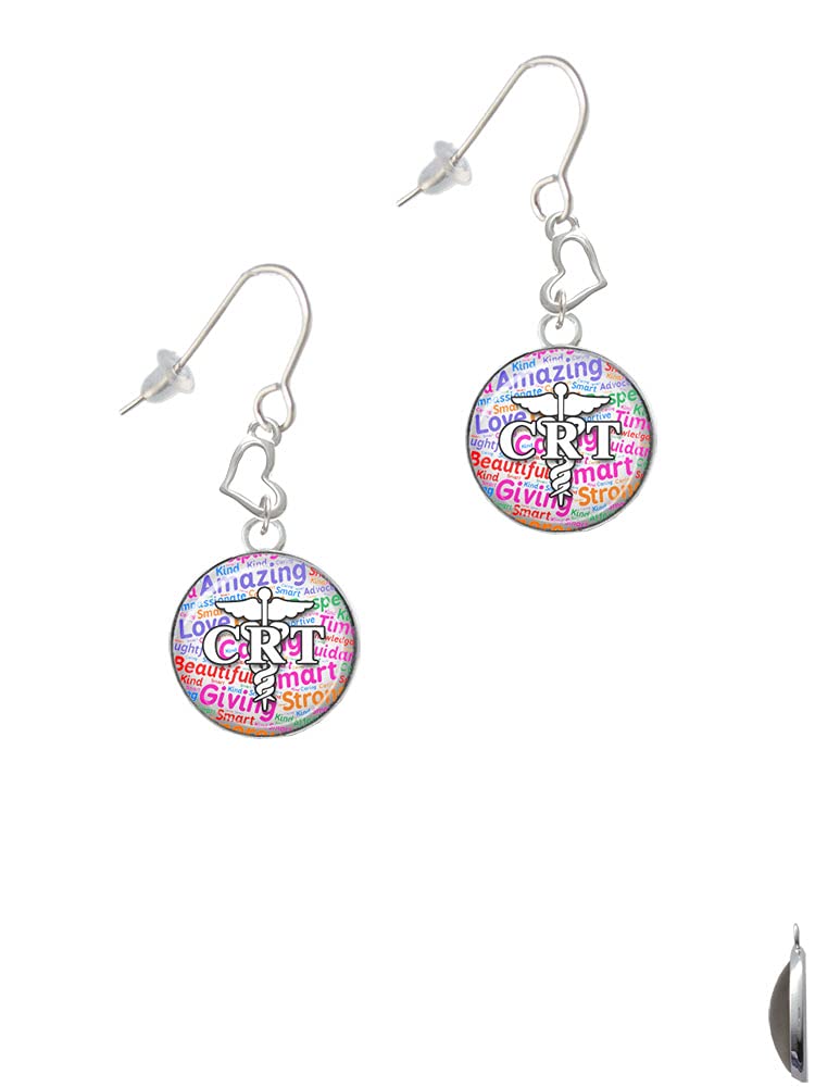Silver Heart French Earrings - Elegant Jewelry for Everyday Wear