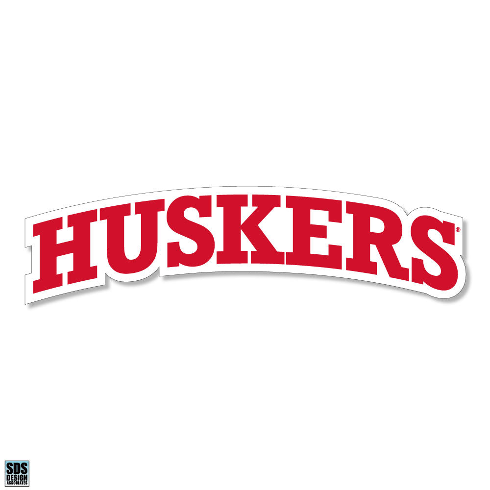 Nebraska Huskers 3 Husker Arch Dizzler Sticker - Premium Vinyl Decal for Cars, Laptops & Water Bottles - Show Your Team Spirit Anywhere