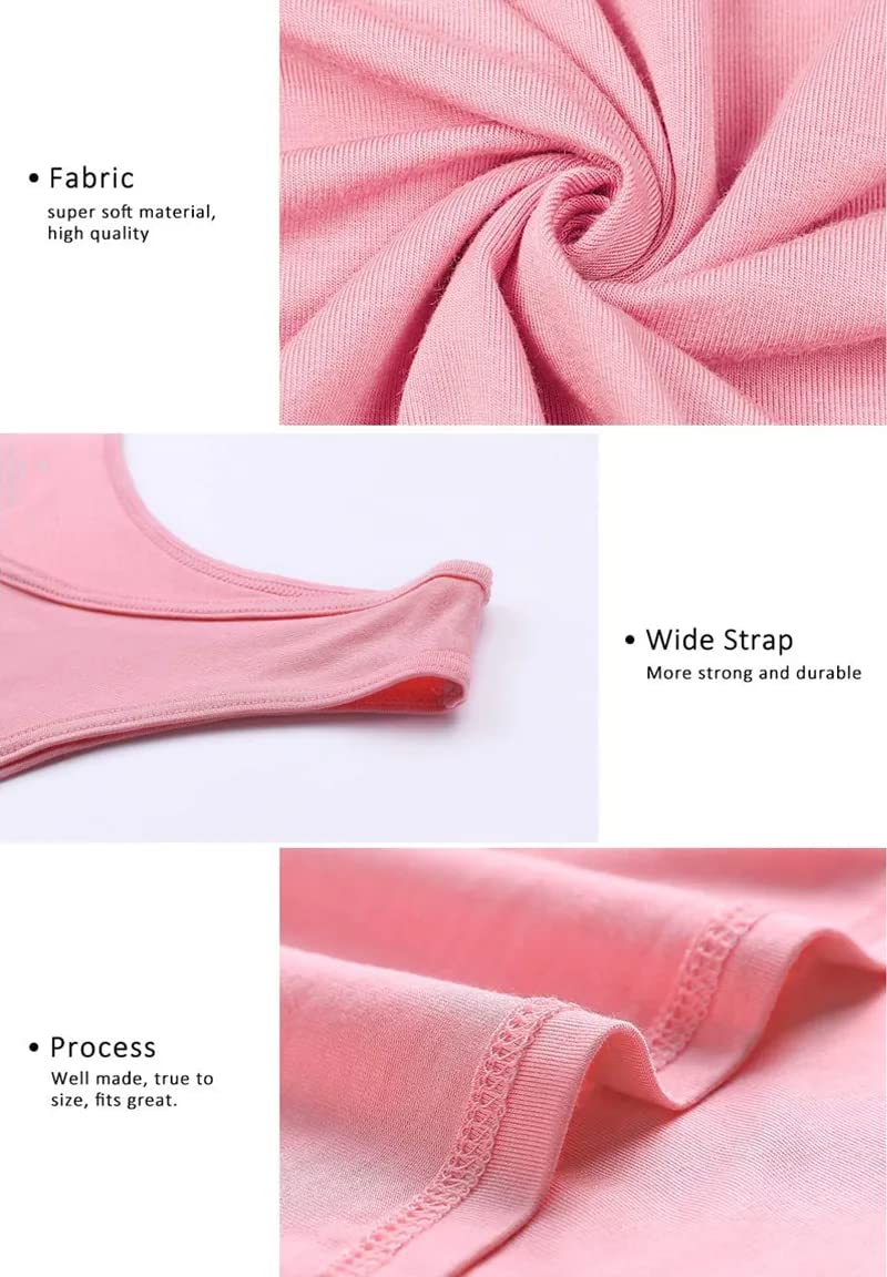 Boolavard Women's Sleeveless Tank Tops - Breathable Layering Undershirts for Summer, Workout & Casual Wear