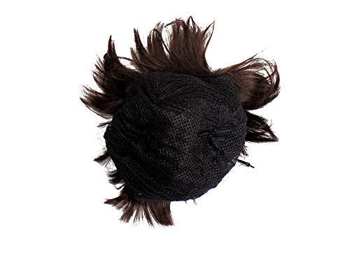 Natural Looking Morges Men's Hair Wig for Men & Boys - Dark Brown | Perfect for Cosplay, Costumes, and Hair Loss Solutions