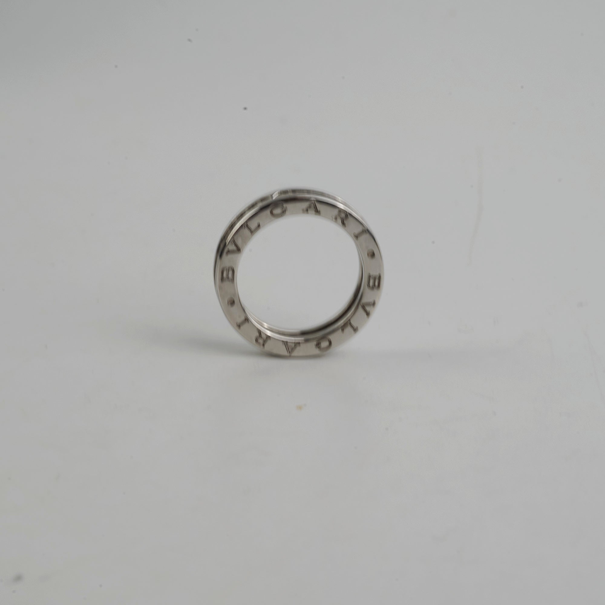 Bvlgari B.Zero1 Diamond Ring in 18K White Gold - Size 52 (US 6) - Luxury Jewelry for Women, Perfect for Engagement, Anniversary & Special Occasions