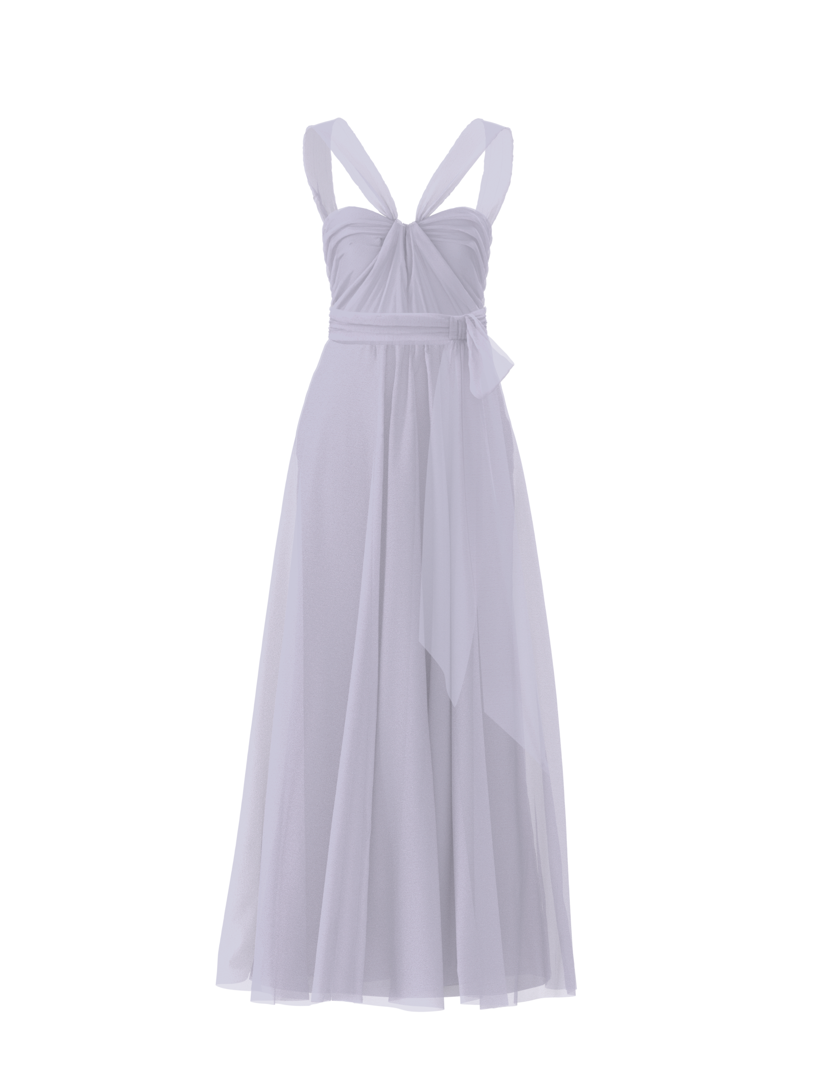 Lilac Cerisa Bodice with Justine Skirt and Sash Belt - Elegant Women's Vintage Outfit for Weddings, Parties & Special Occasions