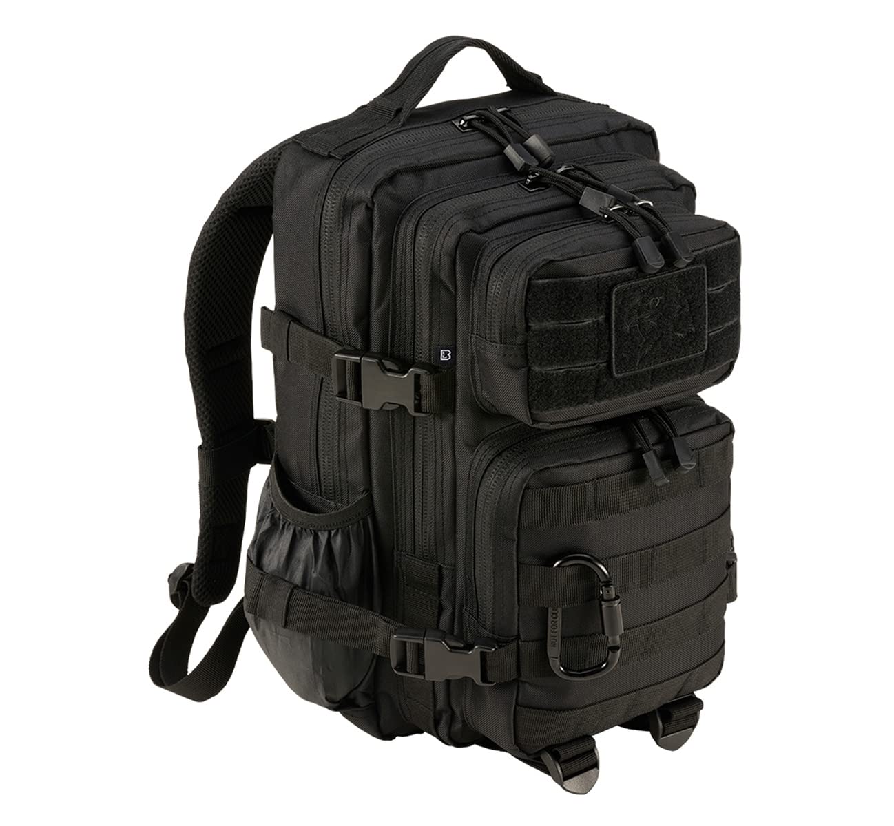 Brandit Kids US Cooper Backpack for School & Travel - Lightweight Durable Black Backpack for Boys & Girls - Perfect for Daily Use, Hiking & Outdoor Adventures