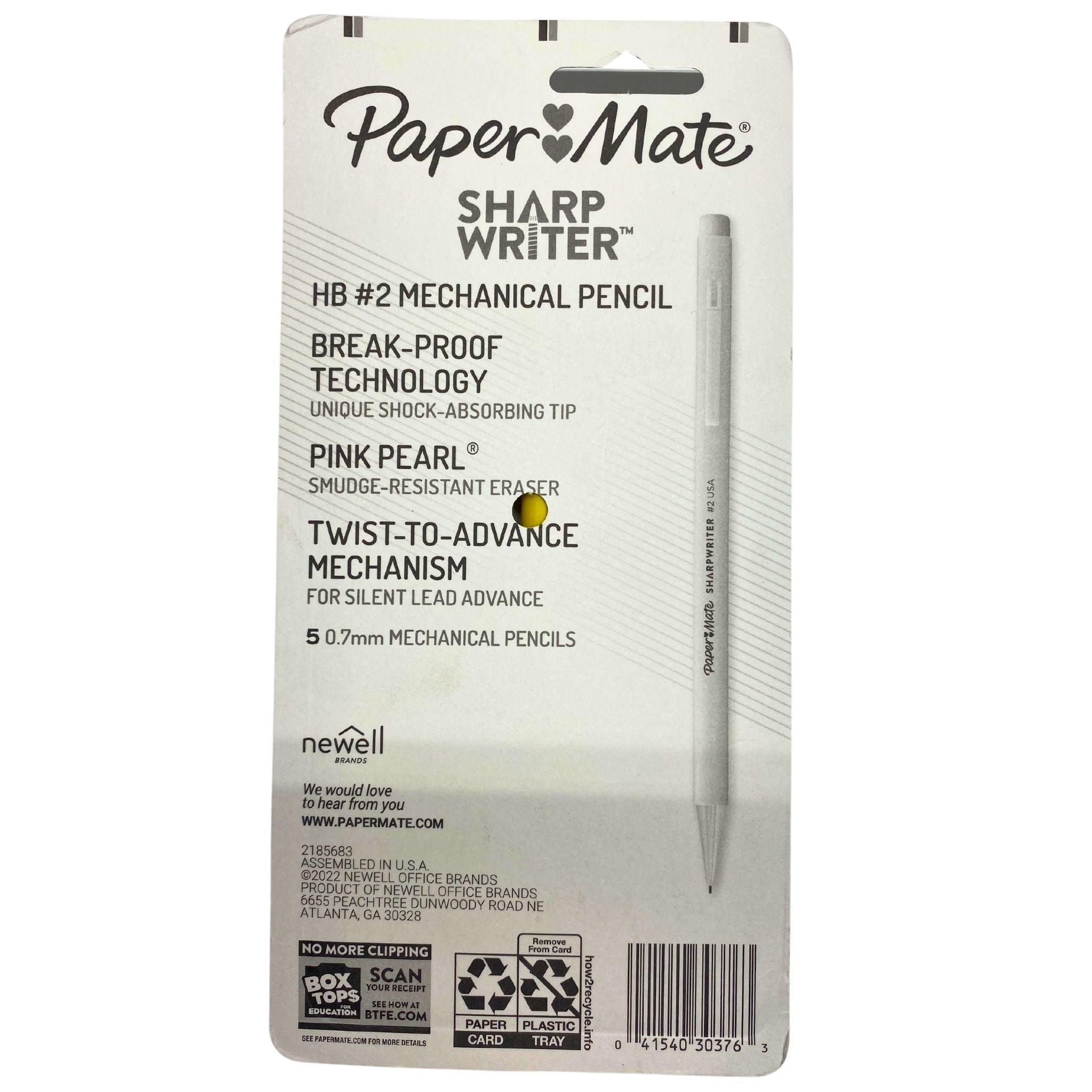 Paper Mate Sharp Writer #2 Mechanical Pencils - 50 Pack for School, Office & Drafting - Smooth Writing & Break-Resistant Lead - Perfect for Students, Artists & Professionals