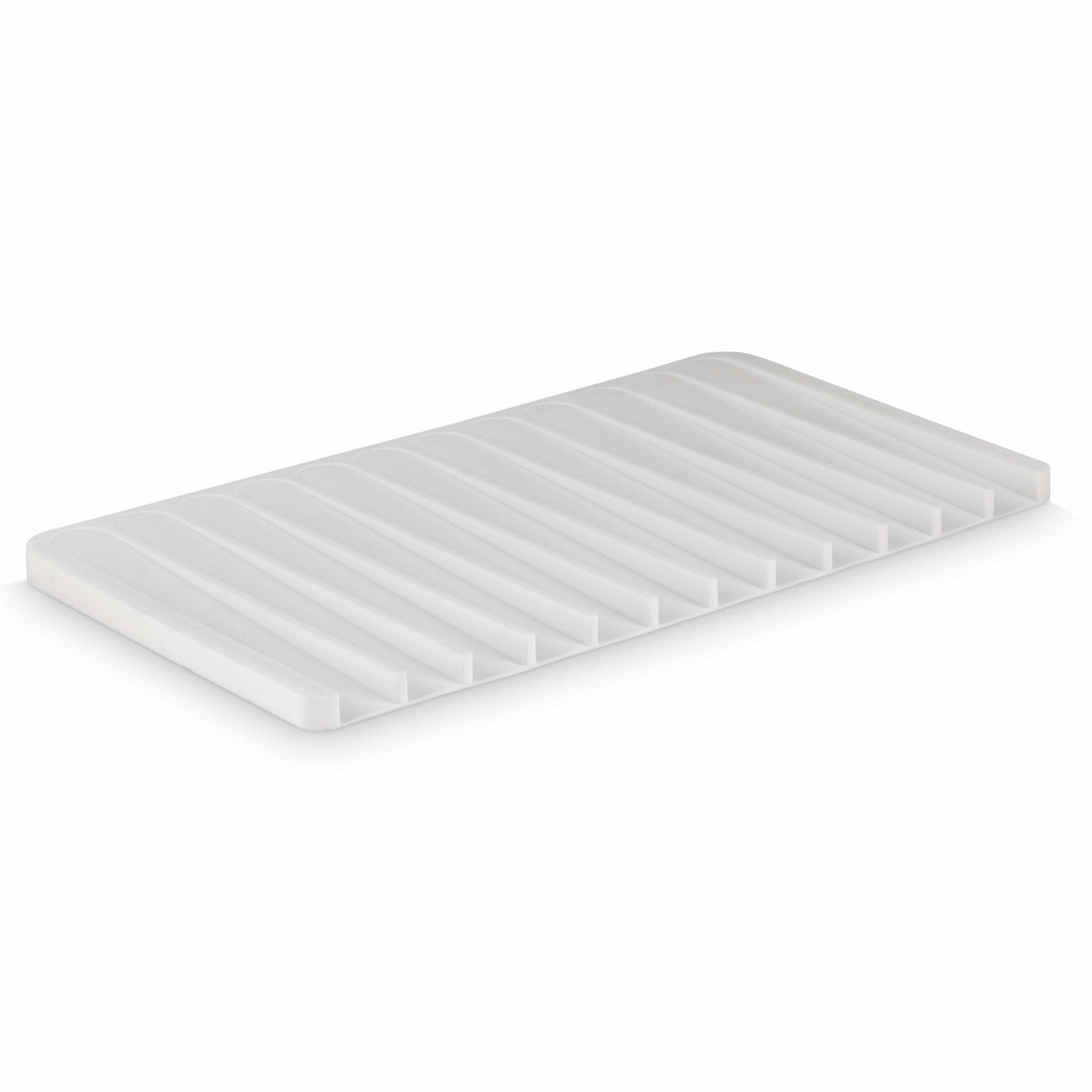 Premium Silicone Drying Mat for Dishes - Non-Slip, Heat-Resistant Kitchen Counter Protector - Perfect for Drying Glassware, Utensils & Cutting Boards (White) | Ideal for Home, Restaurant & RV Use