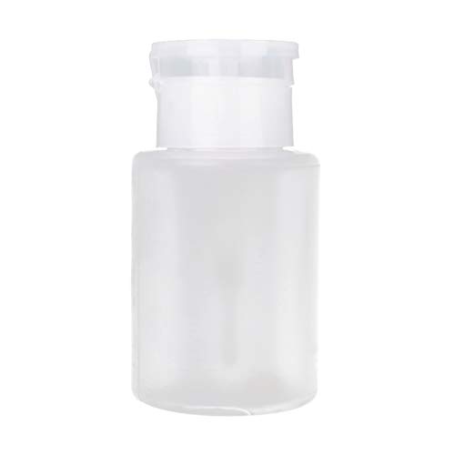 Premium 150ml Leak-Proof Nail Polish Remover Bottle - Clear Pump Dispenser for Salon & Home Manicure