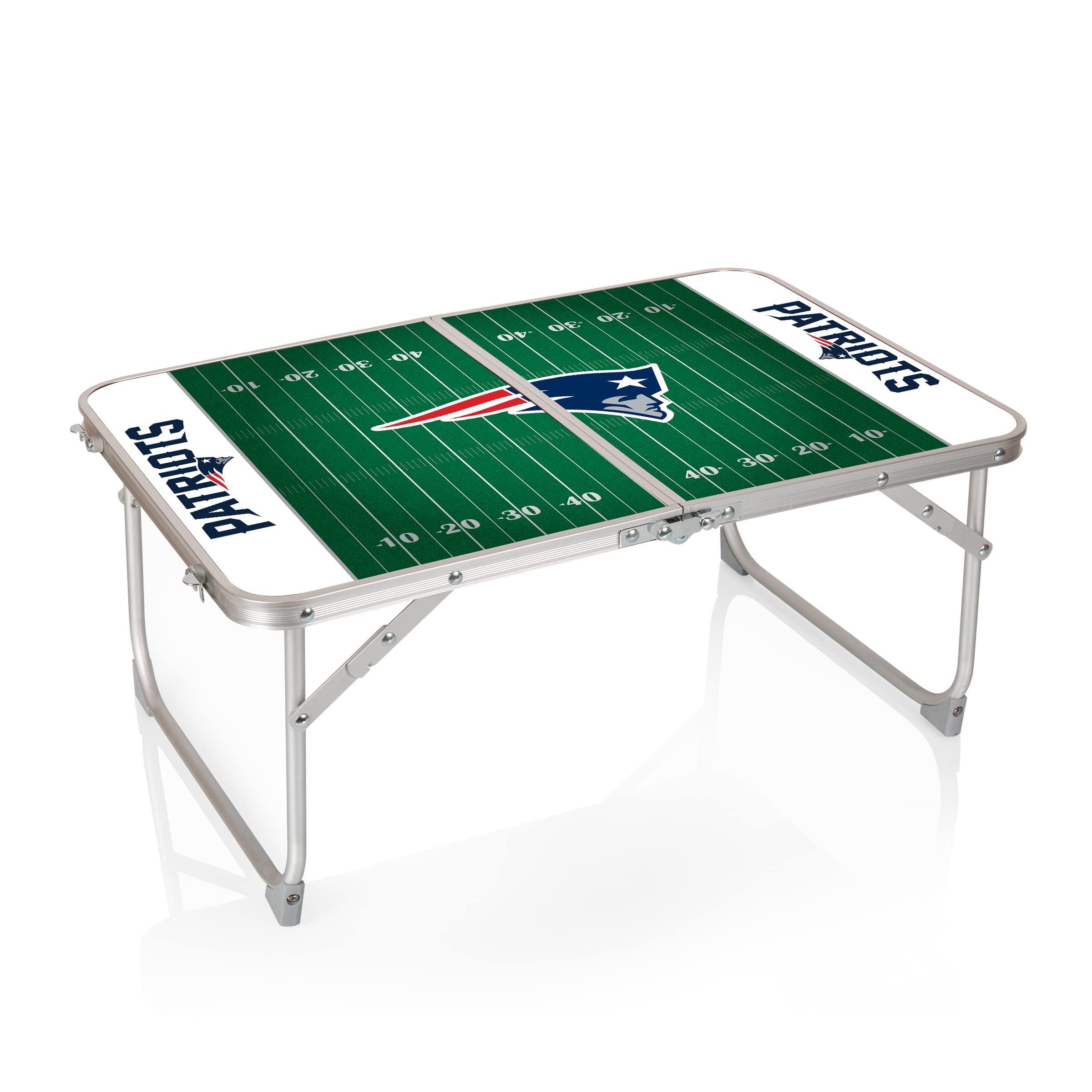 PICNIC TIME NFL Concert Mini Portable Folding Table - Small Lightweight Picnic Table for Outdoor Events, Camping, Tailgating & Beach Parties