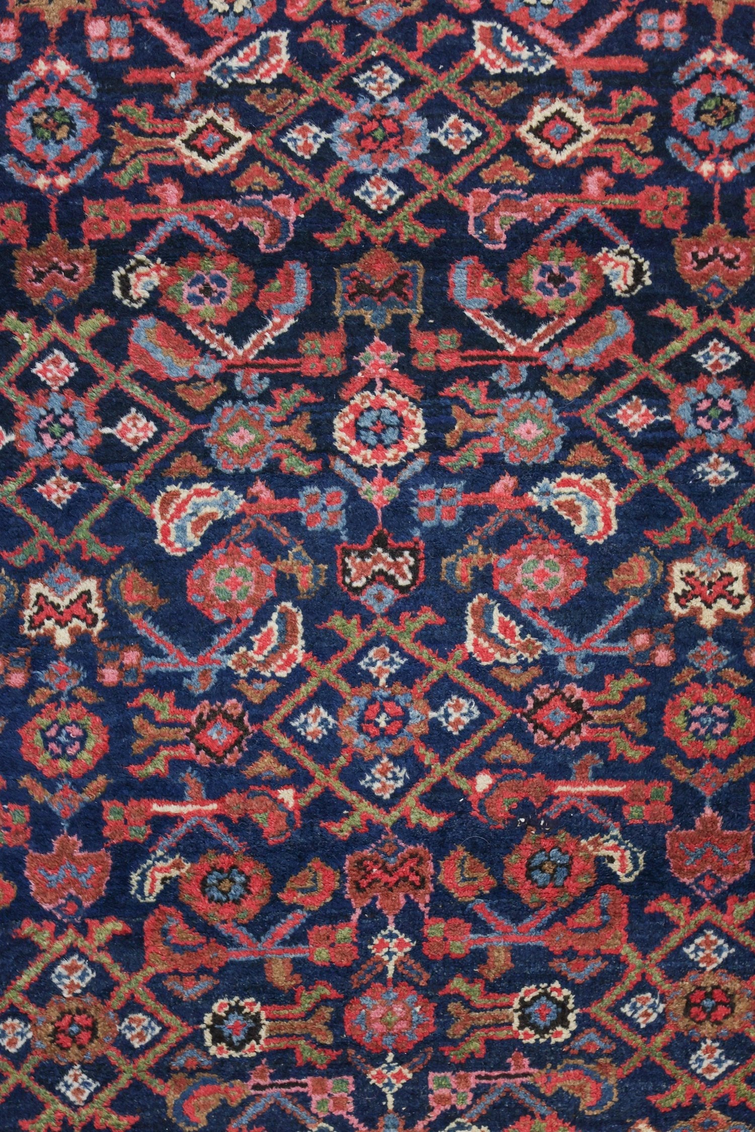 Antique Hamadan Handwoven Tribal Rug - Authentic Persian Wool Carpet J75901 for Living Room, Bedroom & Home Decor