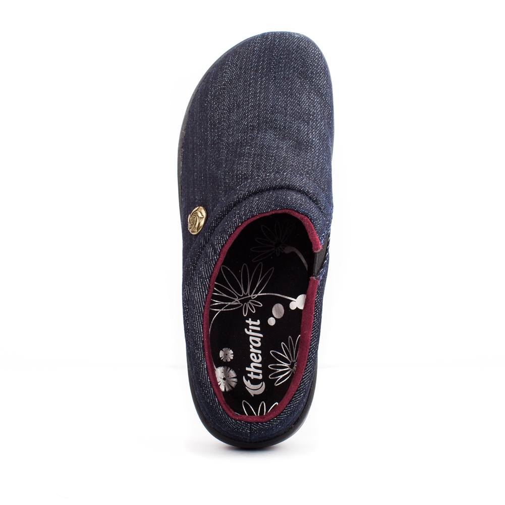 Molly Women's Comfortable Denim Clogs - Slip-Resistant Casual Shoes for Walking, Gardening & Outdoor Activities