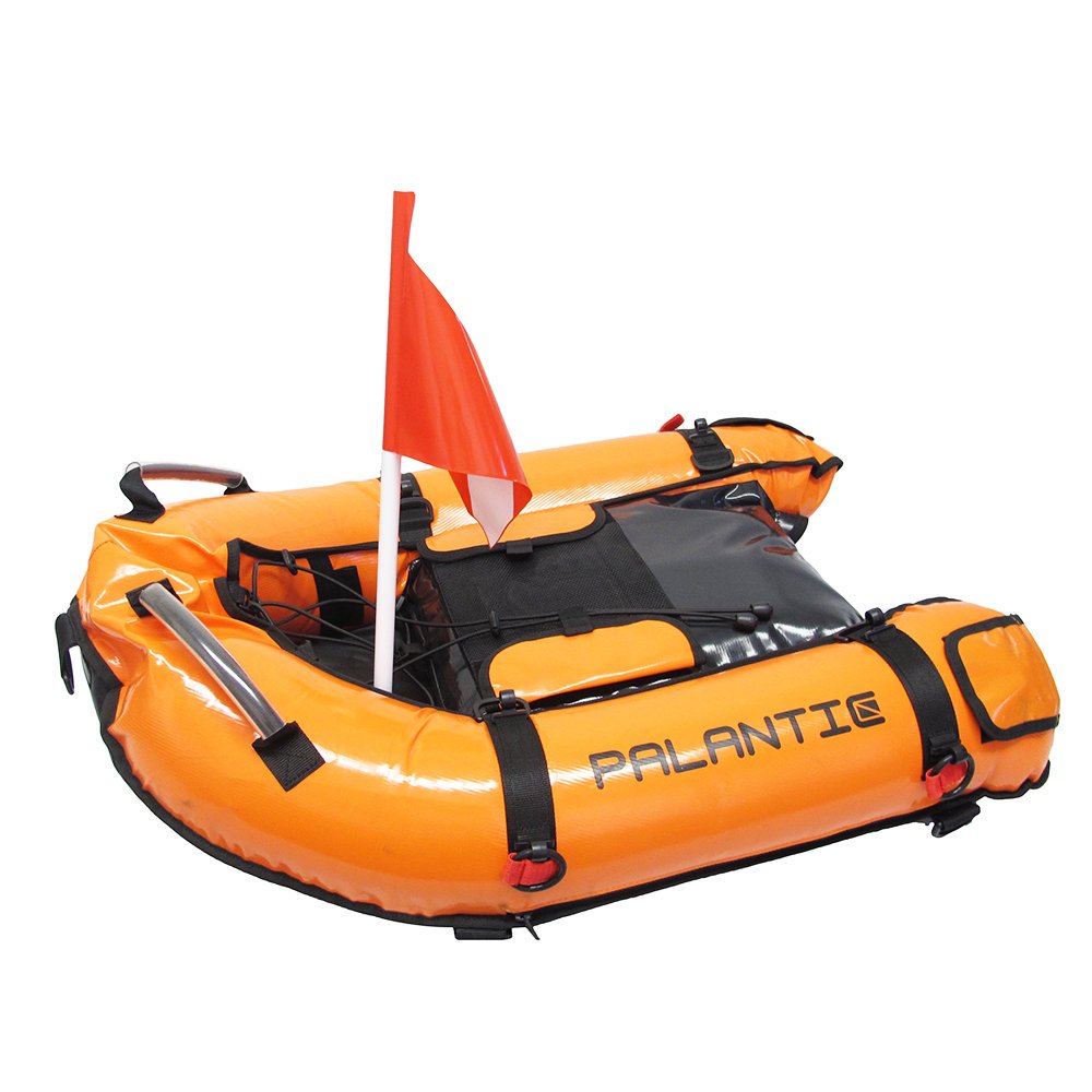 **Palantic Inflatable Scuba Diving Gangway Float Boat with Dive Flag & Air Pump - Orange | Portable Water Access Platform for Divers, Snorkelers & Boaters**    **使用场景:** Perfect for scuba diving, snorkeling, boat boarding, and water sports. Ideal for easy access to boats, shore diving, and marine adventures.