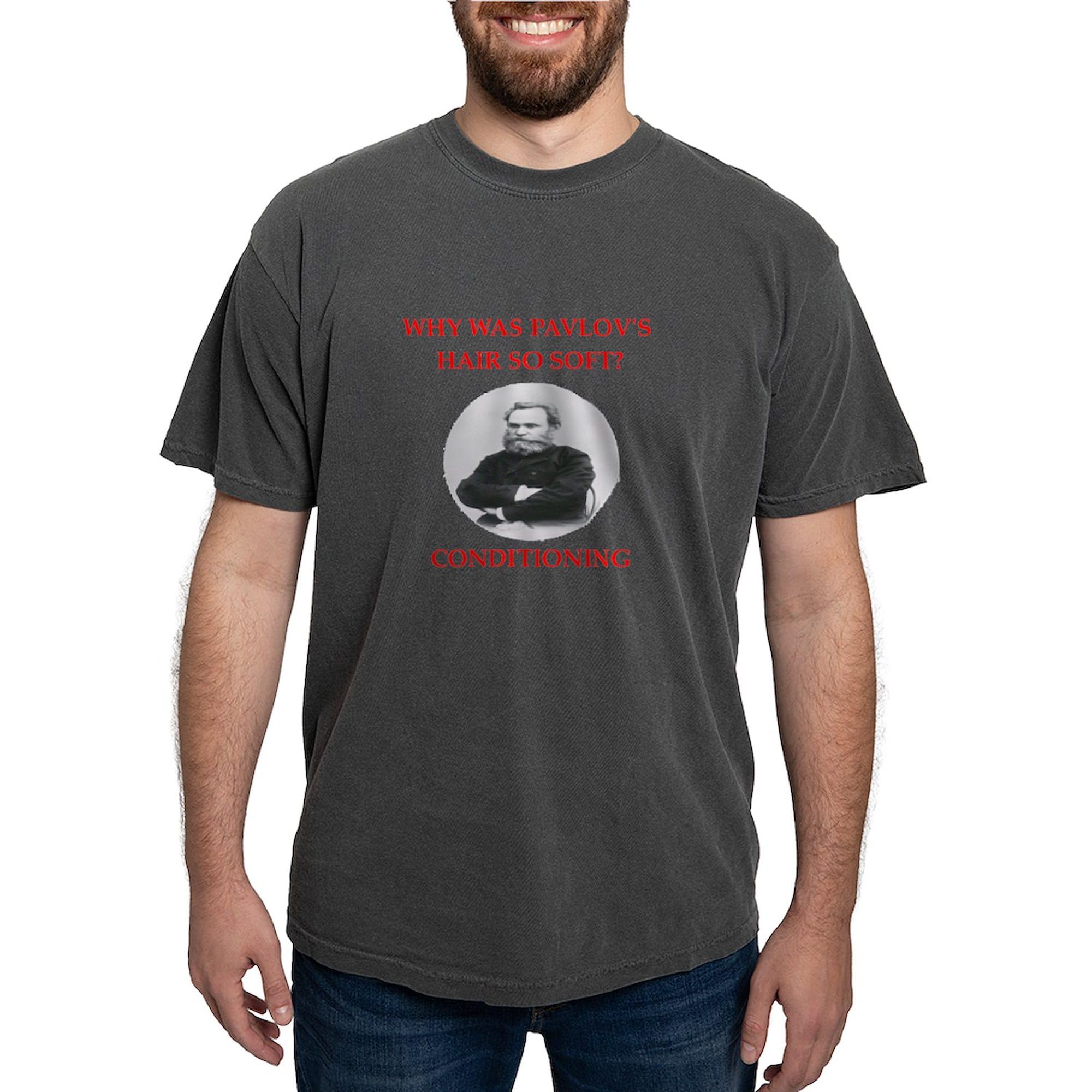 Pavlov's Dog Funny Psychology T-Shirt for Men - Comfort Colors® Cotton Tee - Perfect for Science Lovers, College Students & Nerdy Gifts