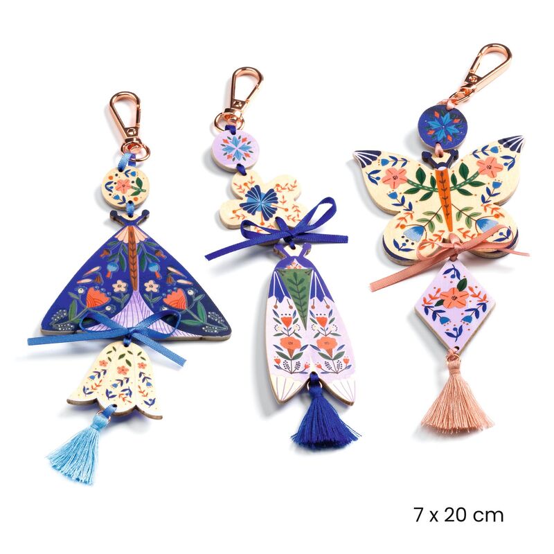 DIY Butterfly Bag Charms - Handmade Cute Butterfly Pendants for Purses, Backpacks & Keychains - Perfect for Girls Accessories, Gifts & Craft Projects