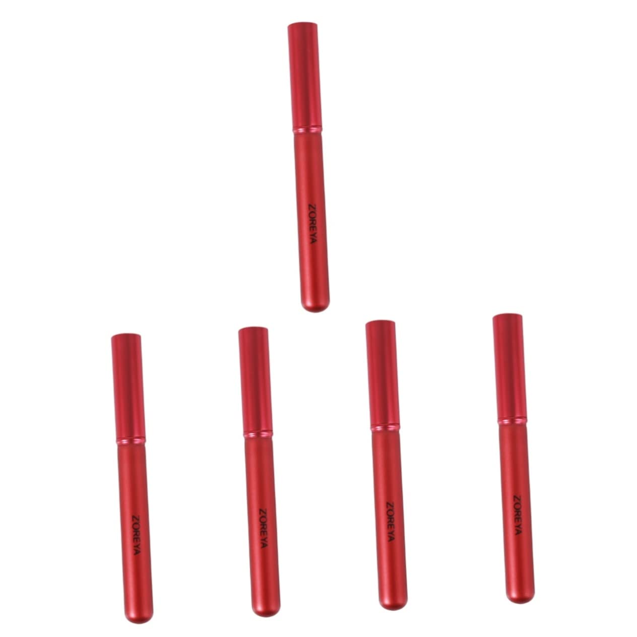 5pcs Professional Lip Brush Set - Minkissy Lip Blending Brush & Lip Gloss Applicator for Precise Lipstick Application | Makeup Tools for Lipstick, Concealer & Lip Gloss | Portable Beauty Brushes with Soft Artificial Fiber Bristles | Perfect for Daily Makeup, Travel & Professional Makeup Kits