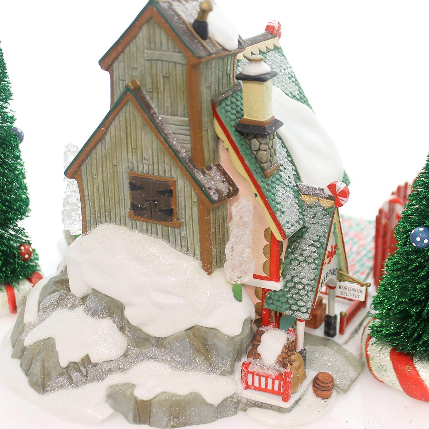 Department 56 Sweet Rock Candy Co. Gift Set - Christmas Village Collectible with LED Lights - Perfect for Holiday Decorations & Gift Giving