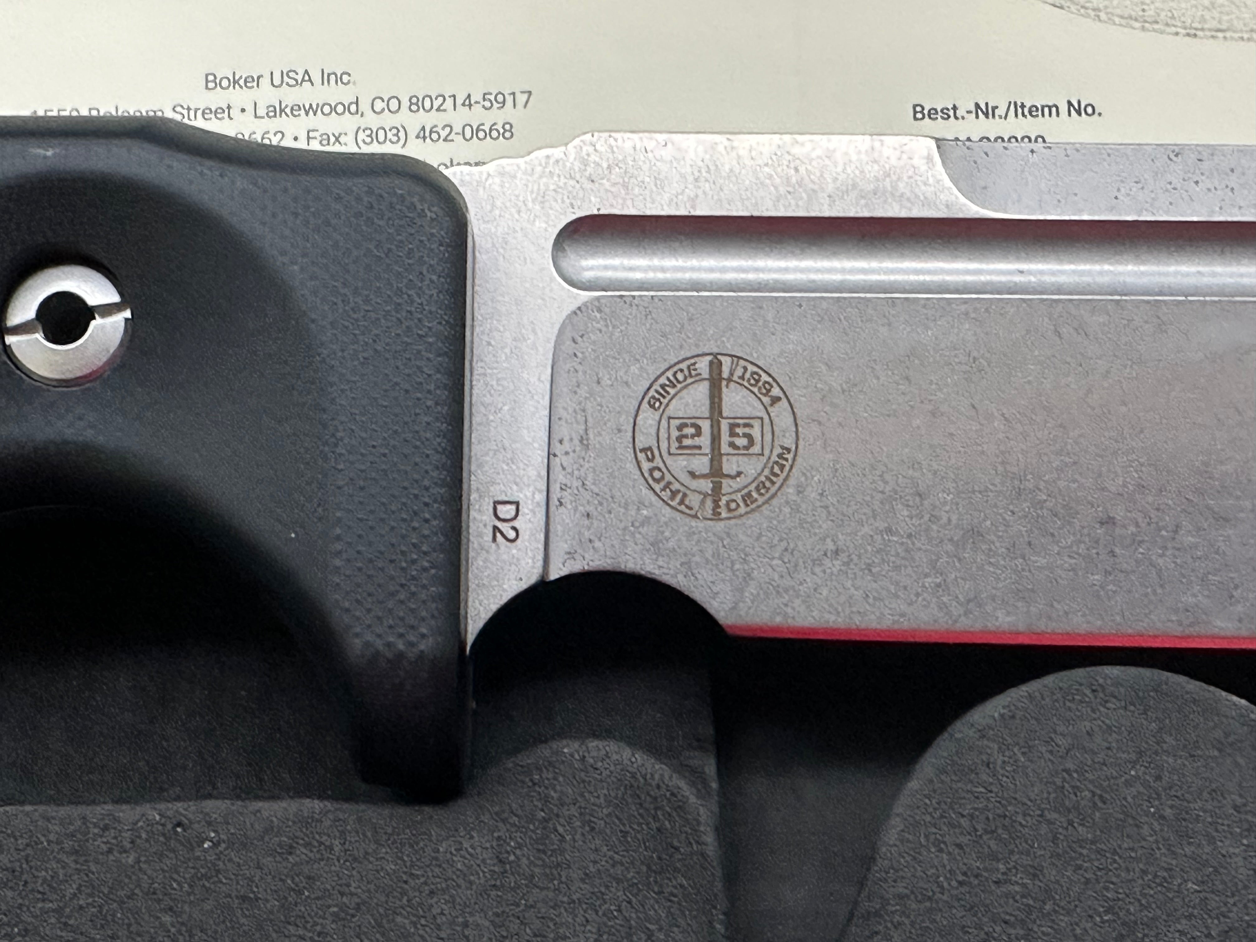 Boker Magnum Pohl 2020 Collection Fixed Blade Knife - 7