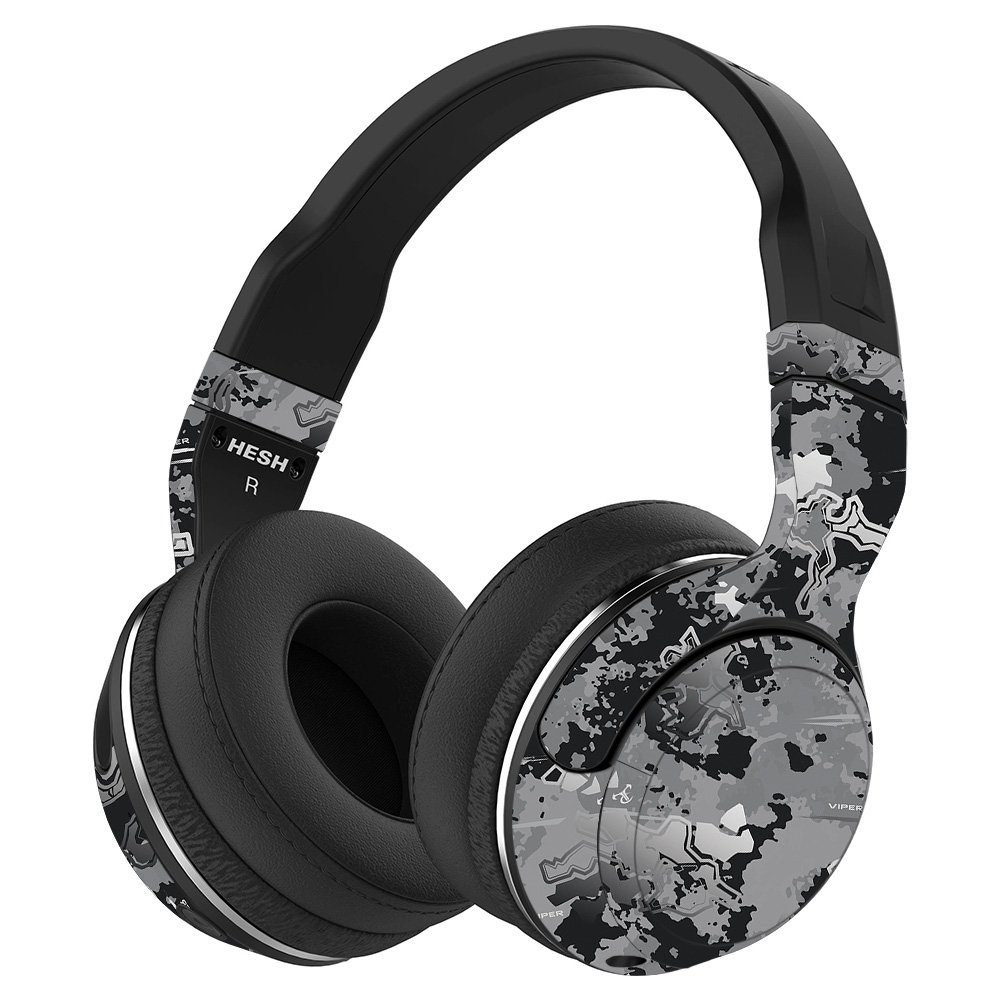 MightySkins Vinyl Wrap Cover for Skullcandy Hesh 2 Wireless Headphones - Viper Urban Design | Protective & Durable Skin | Easy to Apply & Remove | Made in USA | Perfect for Travel, Gym & Daily Use