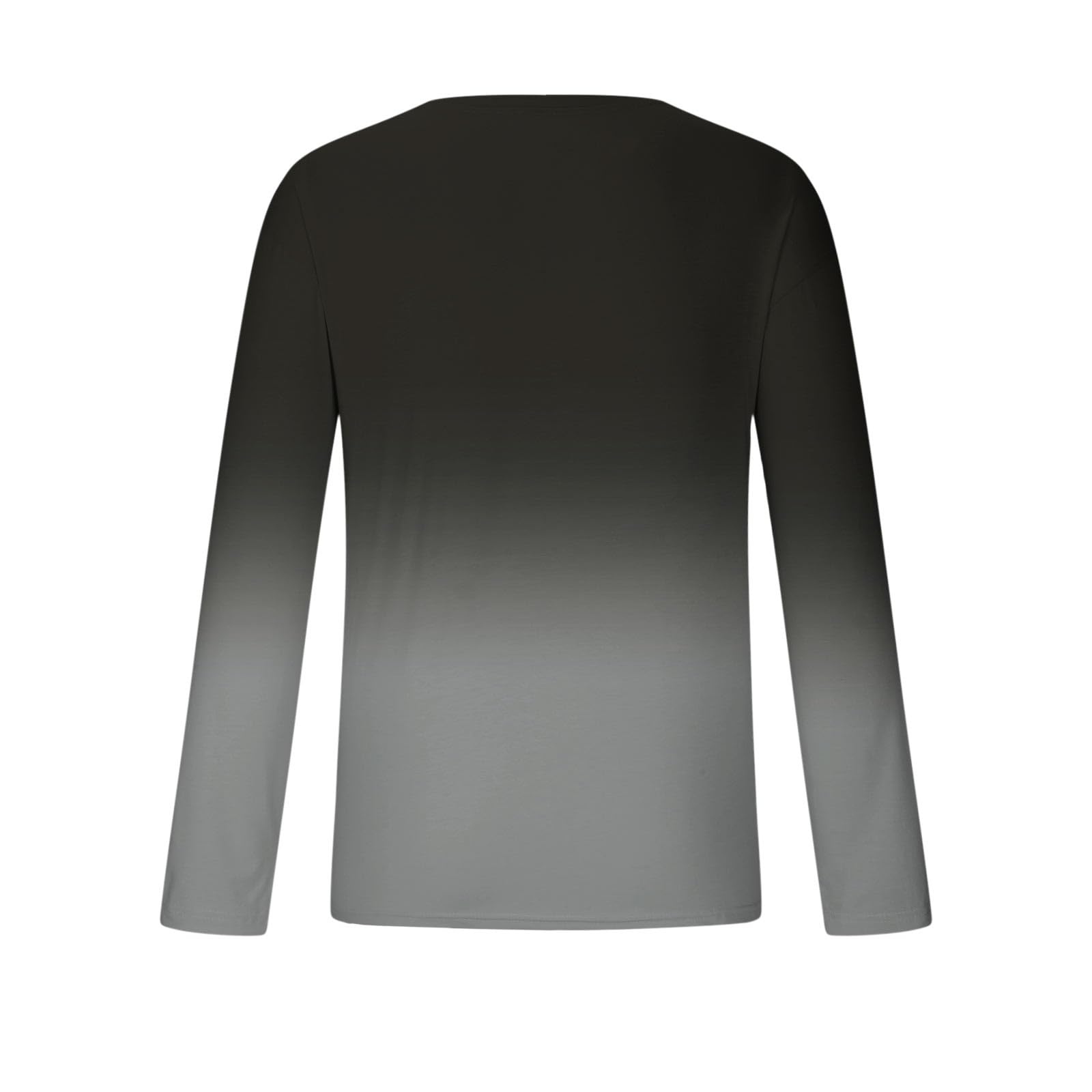 Muscularfit Men's Long Sleeve Graphic Pullover Sweatshirt - Casual Gradient Color Loose Fit Tee Shirt for Fall Fashion & Athletic Wear | Gym, Workout, Streetwear, Everyday Casual Outfit