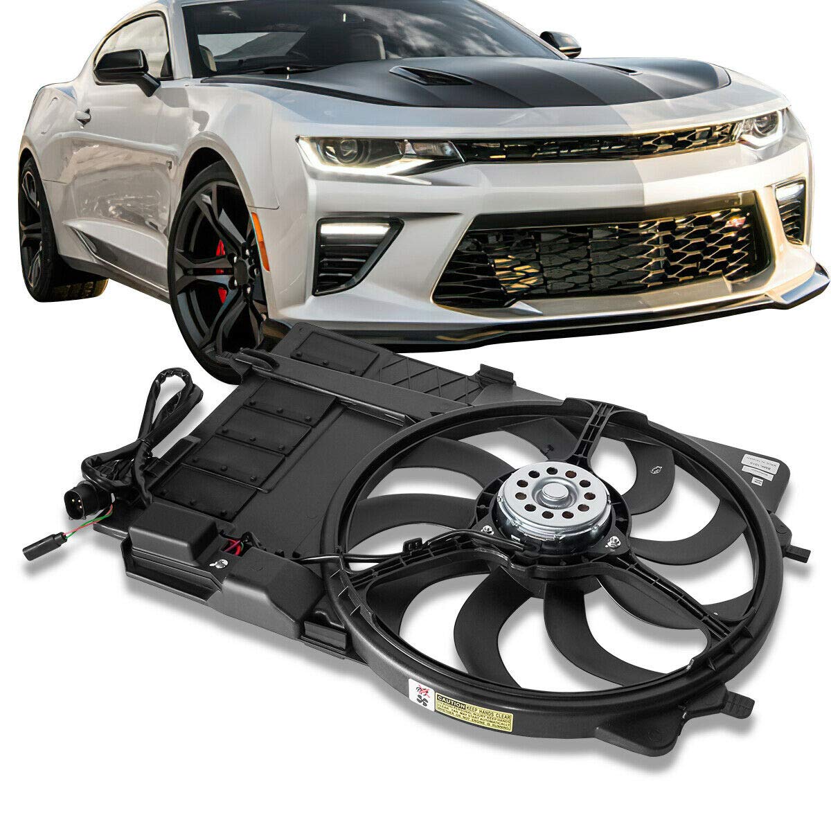 Gevog Replacement Radiator Cooling Fan Kit for 2002-2003 Mini Cooper - OE Style MC3115101 - Perfect for Engine Cooling & Overheating Prevention