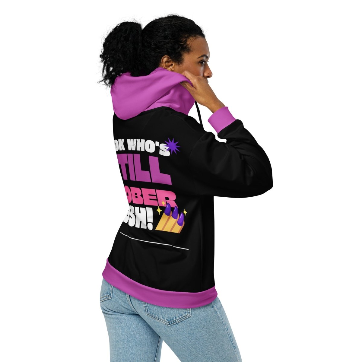 Still Sober Bish! Unisex Zip Hoodie - Comfortable Casual Pullover for Men & Women - Perfect for Streetwear, Gym, and Everyday Wear