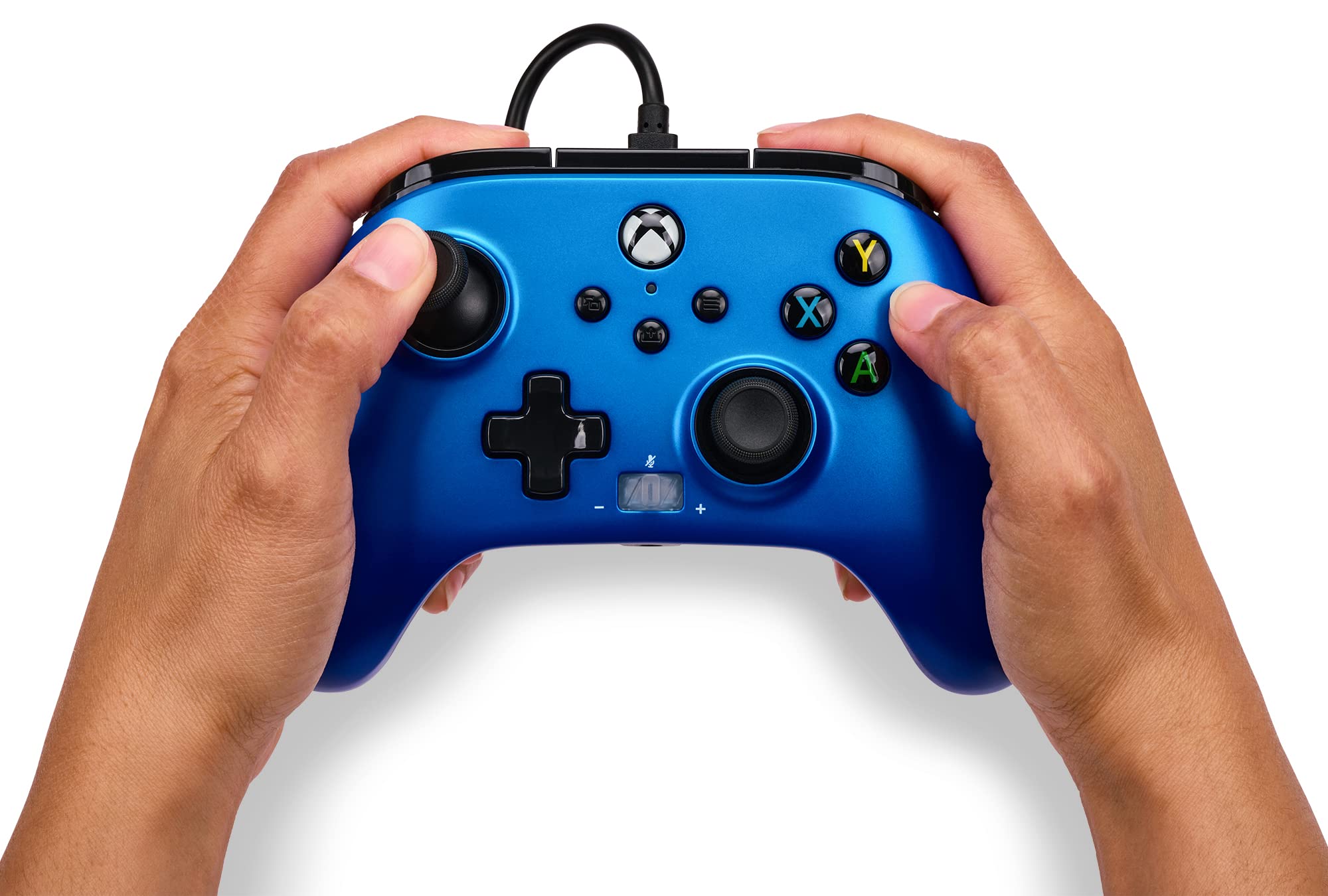 PowerA Wired Controller for Xbox Series X|S - Sapphire Fade | Officially Licensed Gaming Gamepad for Enhanced Play