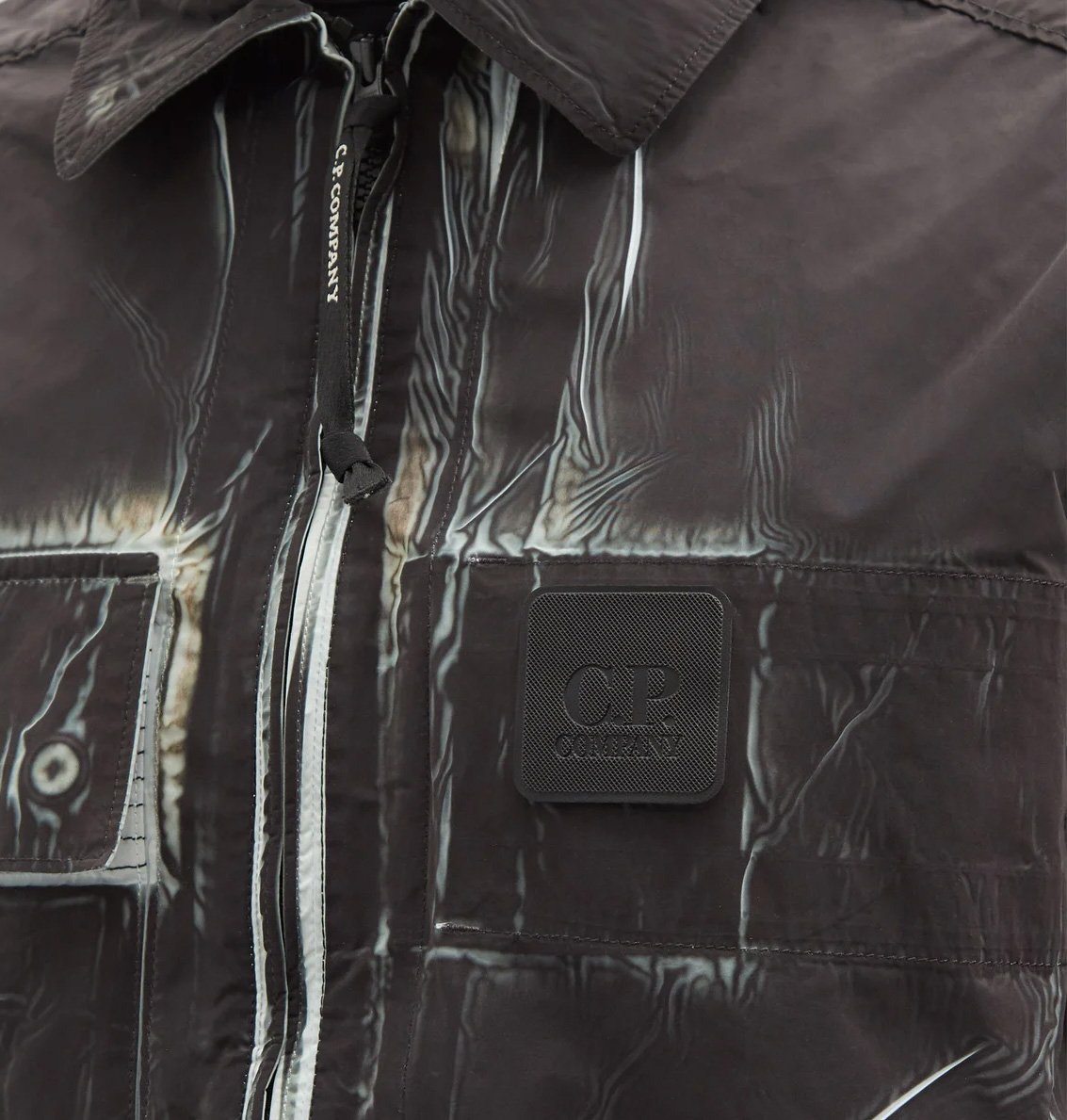 CP Company Metropolis Zip Overshirt - Men's Lightweight Urban Jacket for Streetwear & Casual Outfits | Perfect for City Commutes & Weekend Adventures