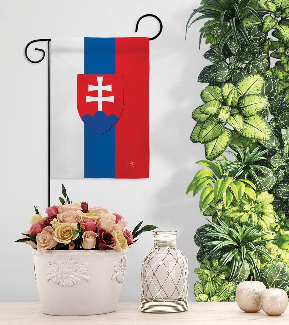 Slovakia Garden Flag Set - Double-Sided Yard Decor for Home & Gifts